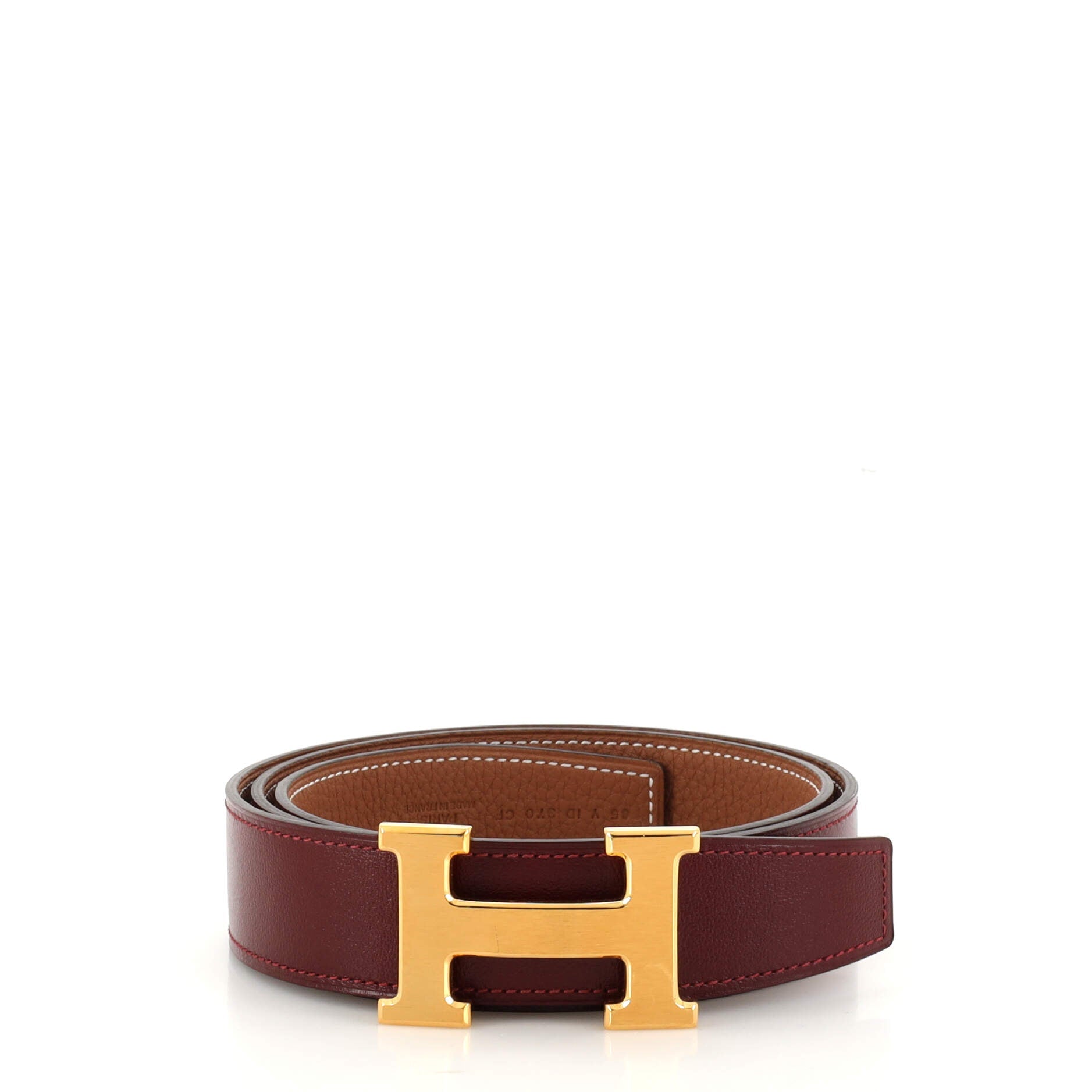 Constance Reversible Belt Leather Medium 85