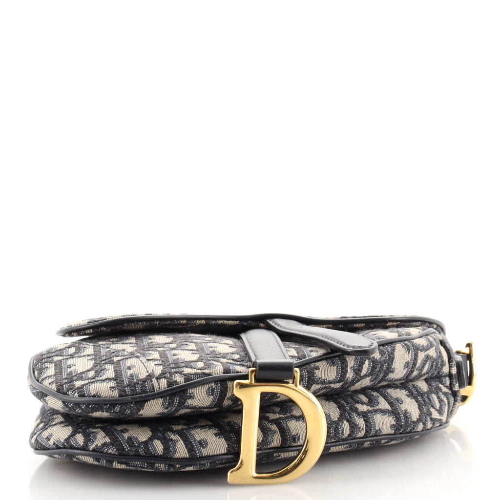 Saddle Handbag Oblique Canvas Mini