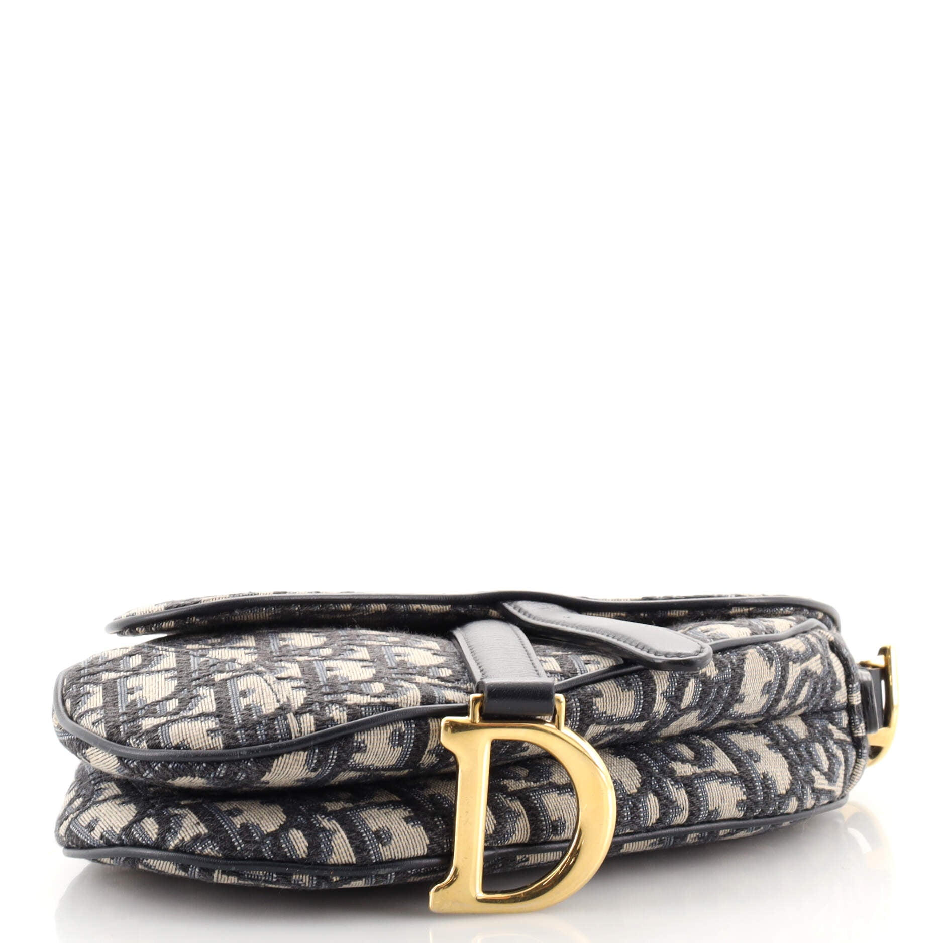 Saddle Handbag Oblique Canvas Mini