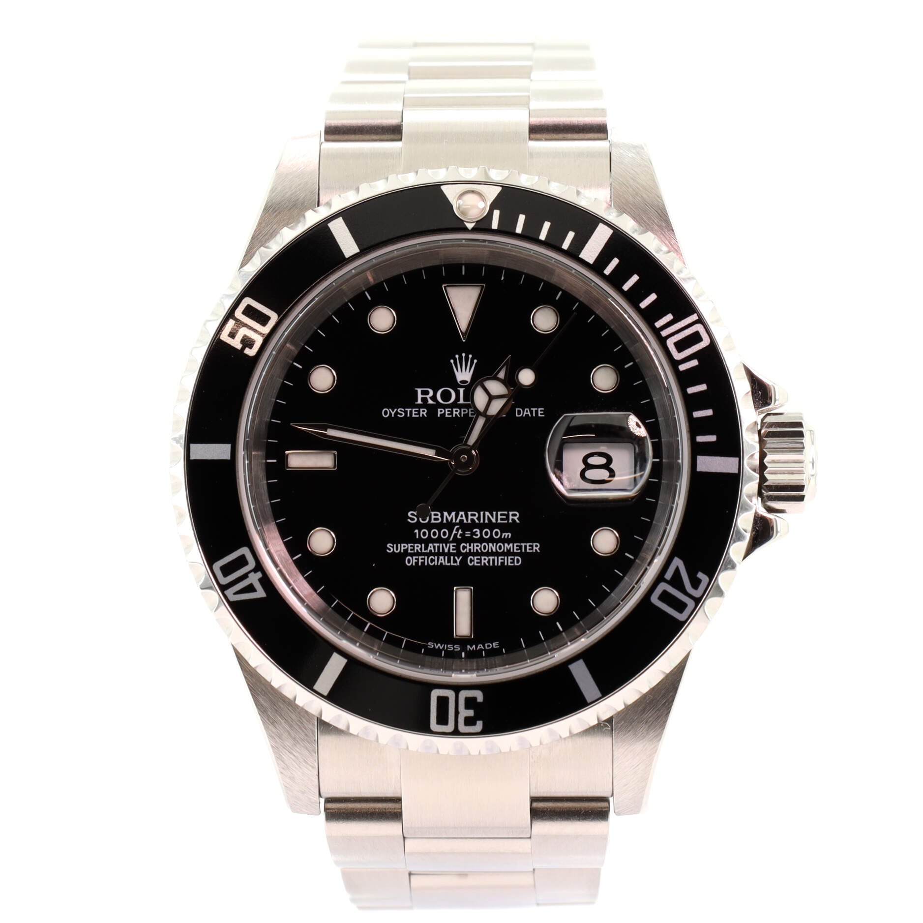 Oyster Perpetual Submariner Automatic Watch Stainless Steel 40