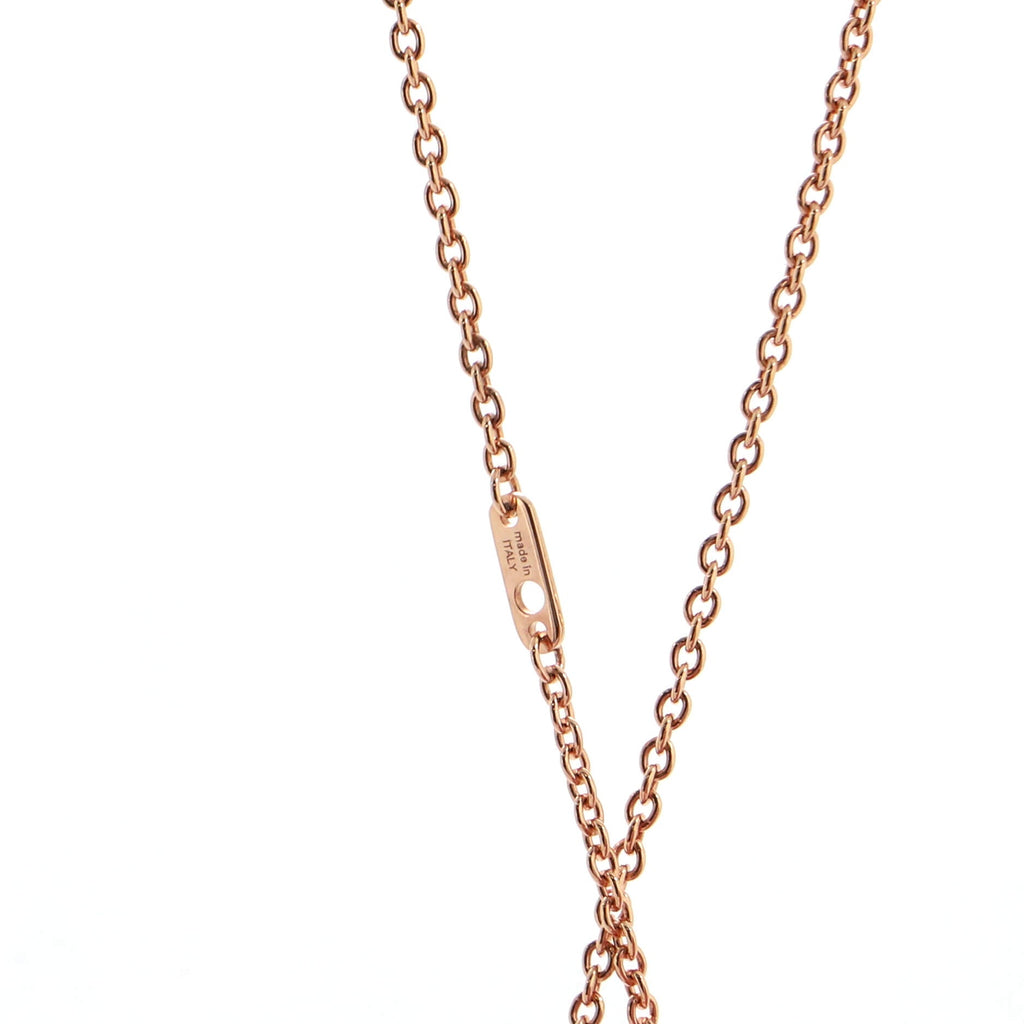 LV and Paris Pendant Necklace Metal