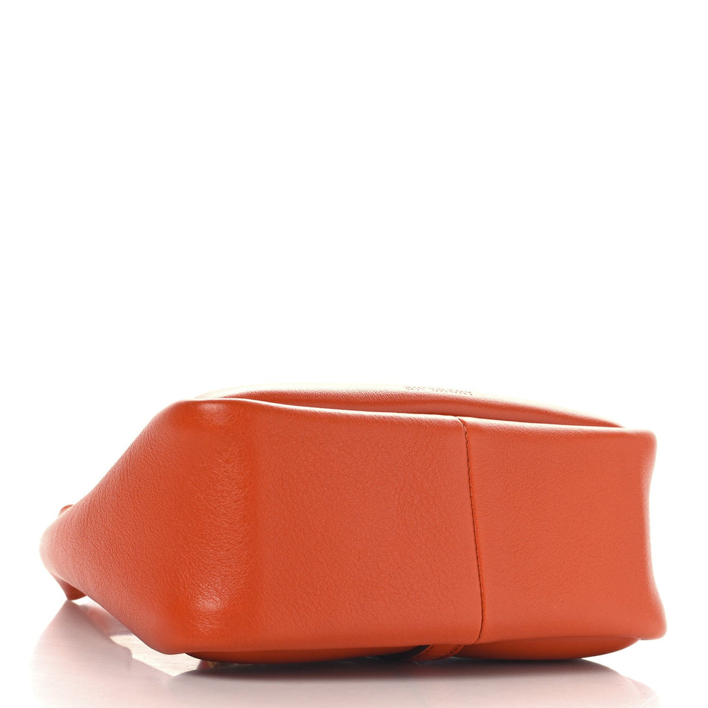 Textured Calfskin Mini G Hobo Orange