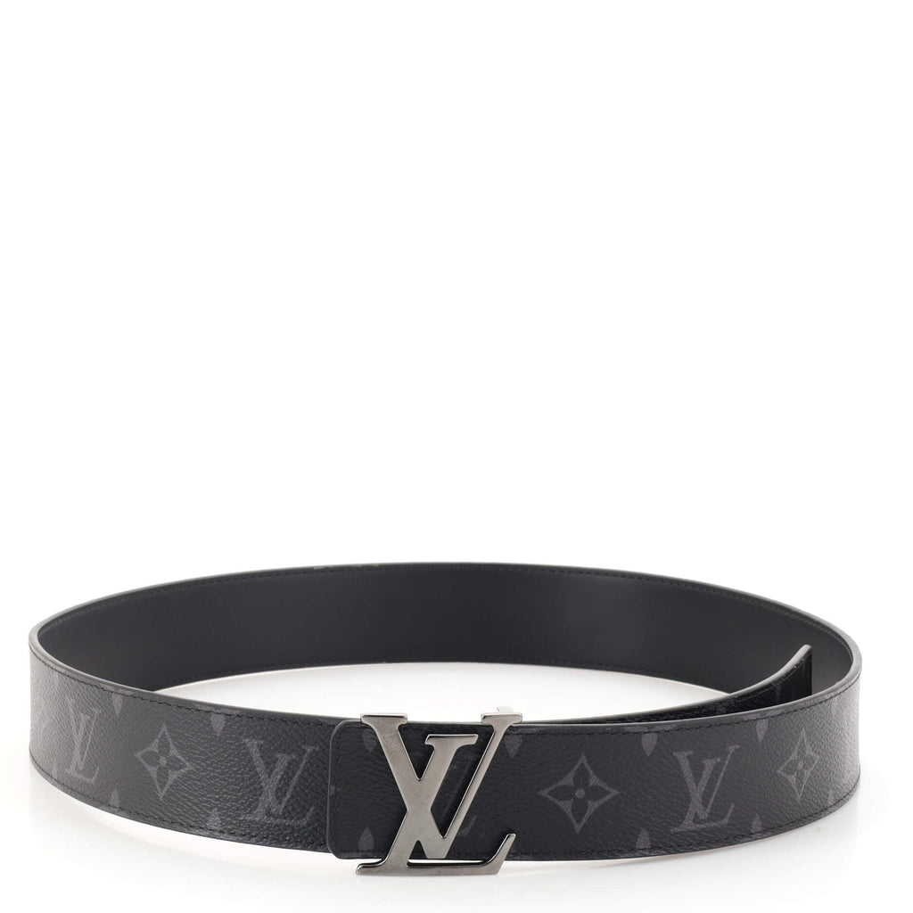 LV Initiales Reversible Belt Monogram Eclipse Canvas Wide 90