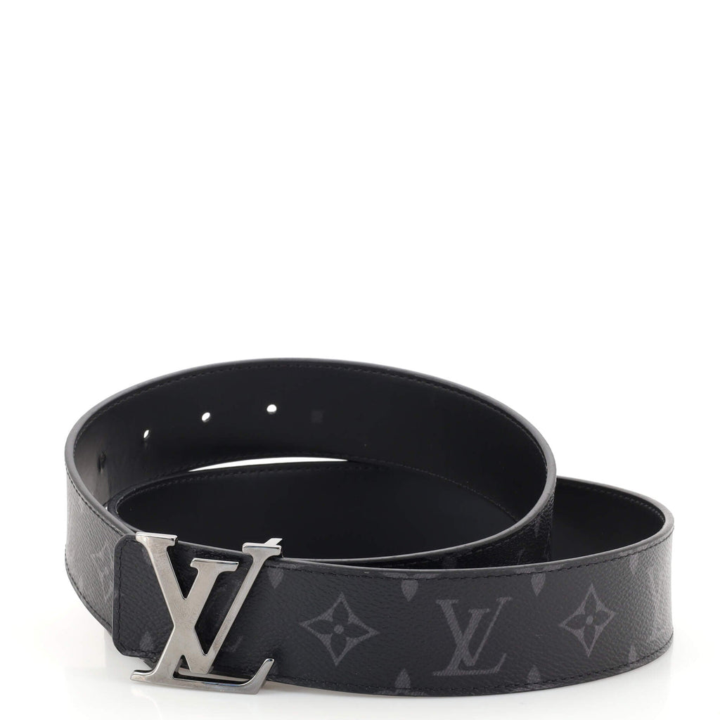 LV Initiales Reversible Belt Monogram Eclipse Canvas Wide 90