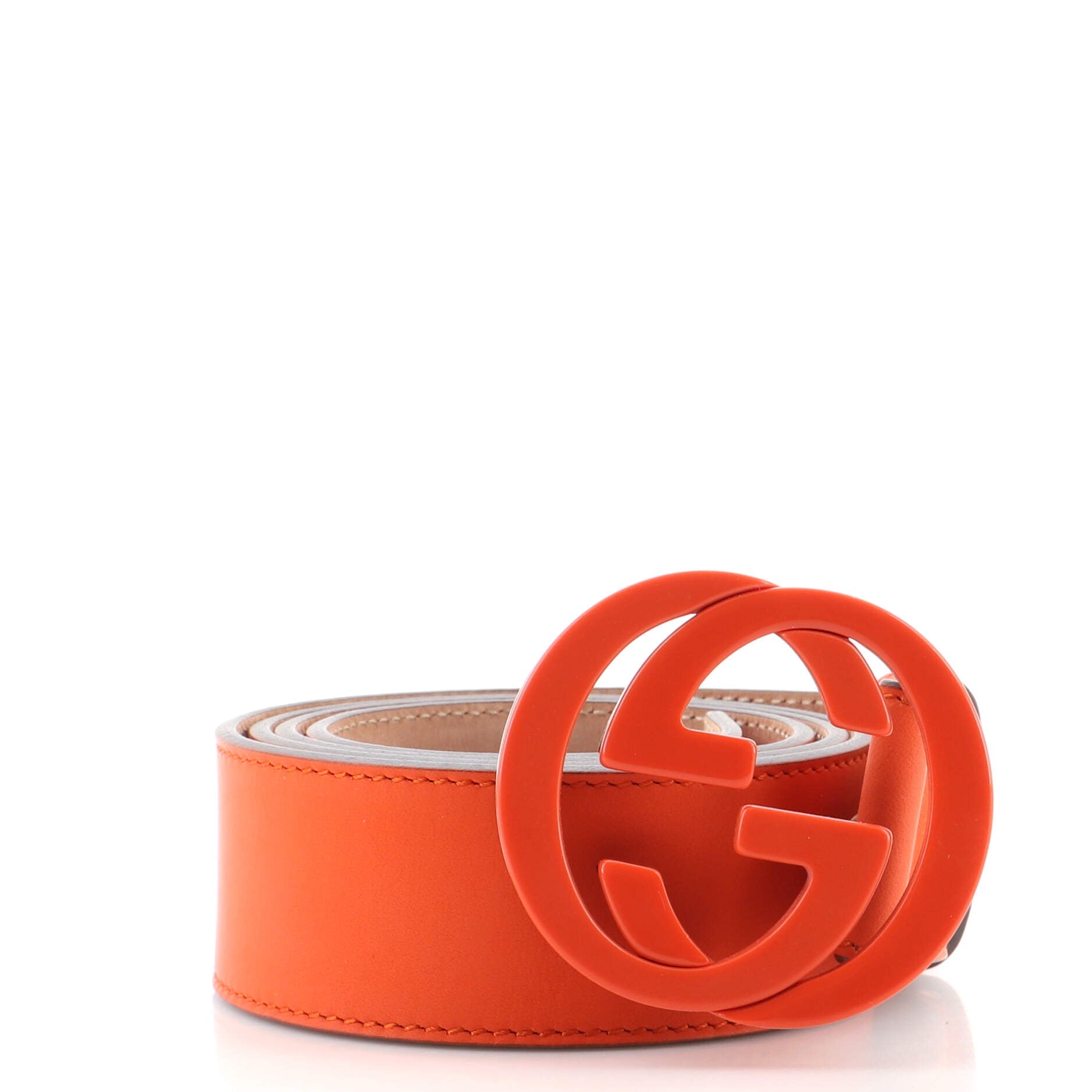 Interlocking G Belt Leather Wide 105