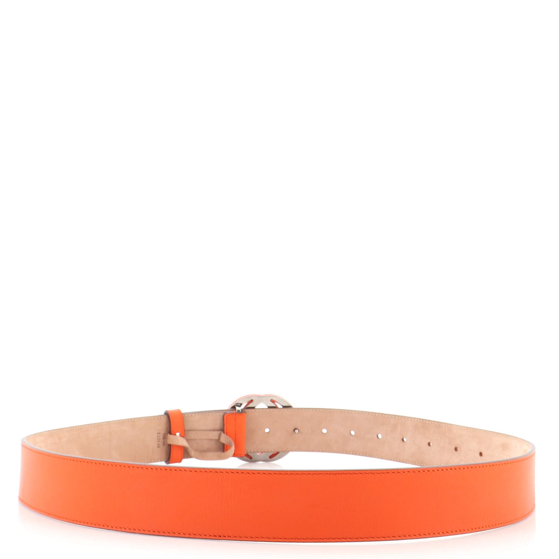 Interlocking G Belt Leather Wide 105