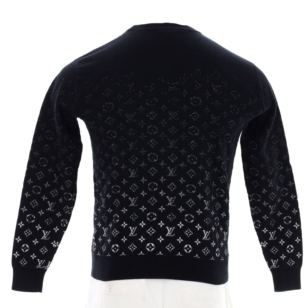 Men's Crew Neck Sweater Monogram Degrade Cotton