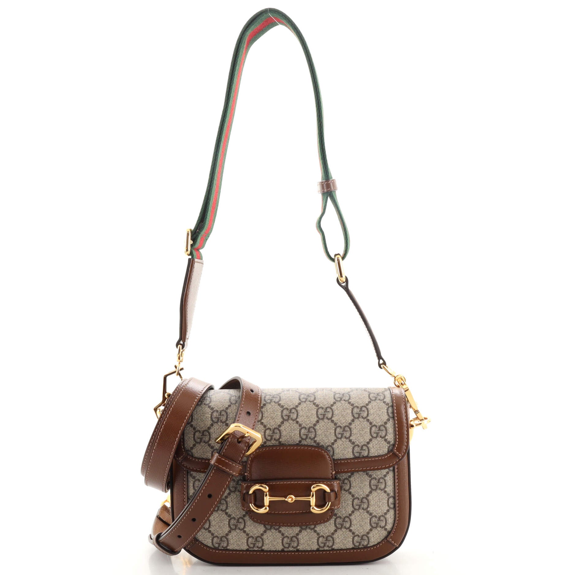 Horsebit 1955 Shoulder Bag GG Coated Canvas Mini