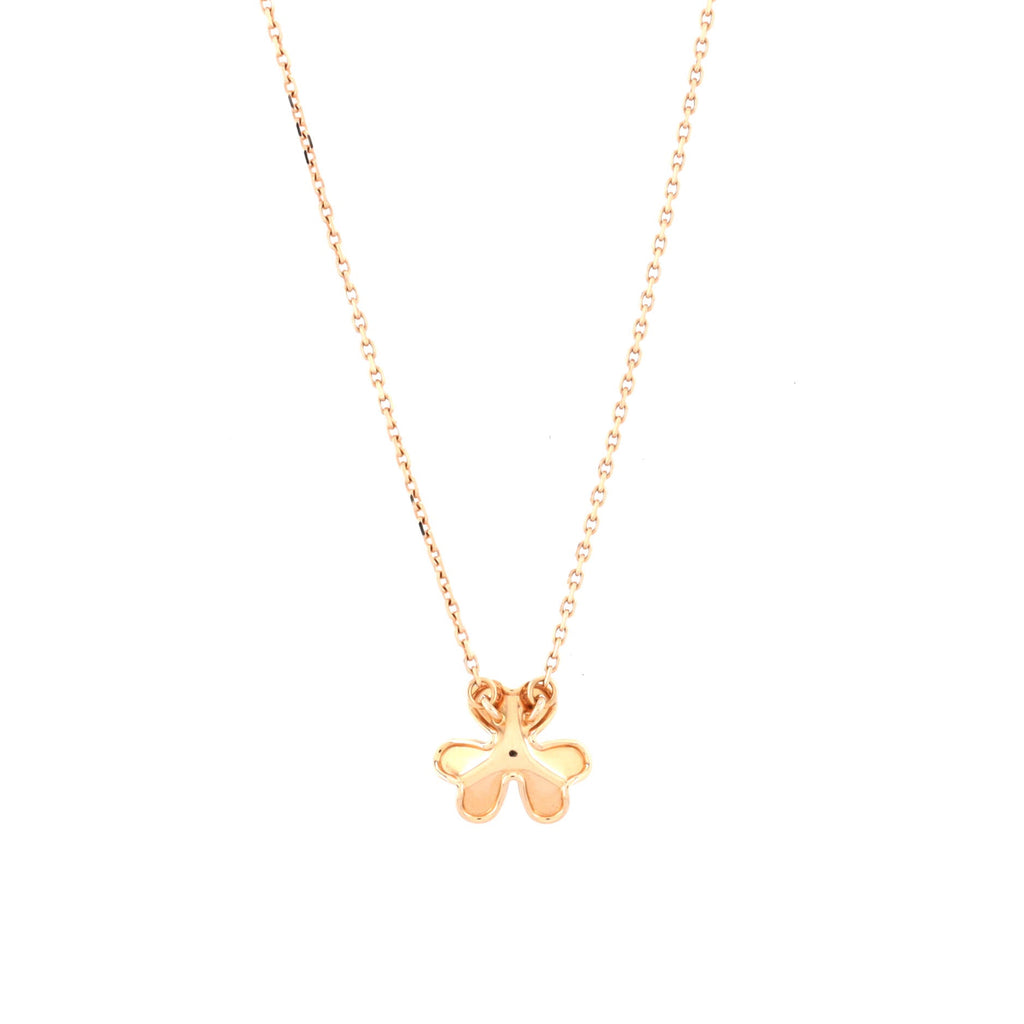 Frivole Pendant Necklace 18K Rose Gold with Ruby Mini