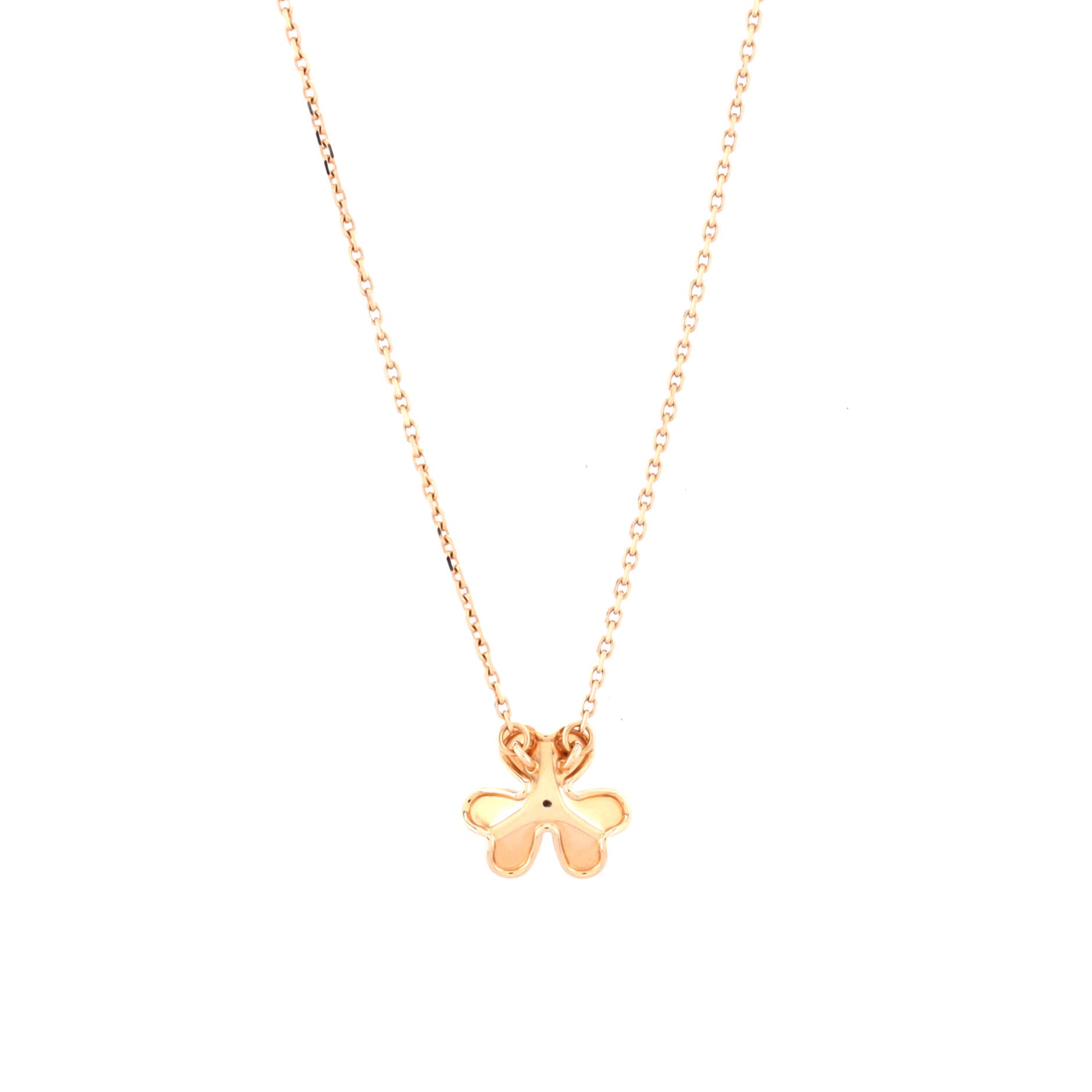 Frivole Pendant Necklace 18K Rose Gold with Ruby Mini