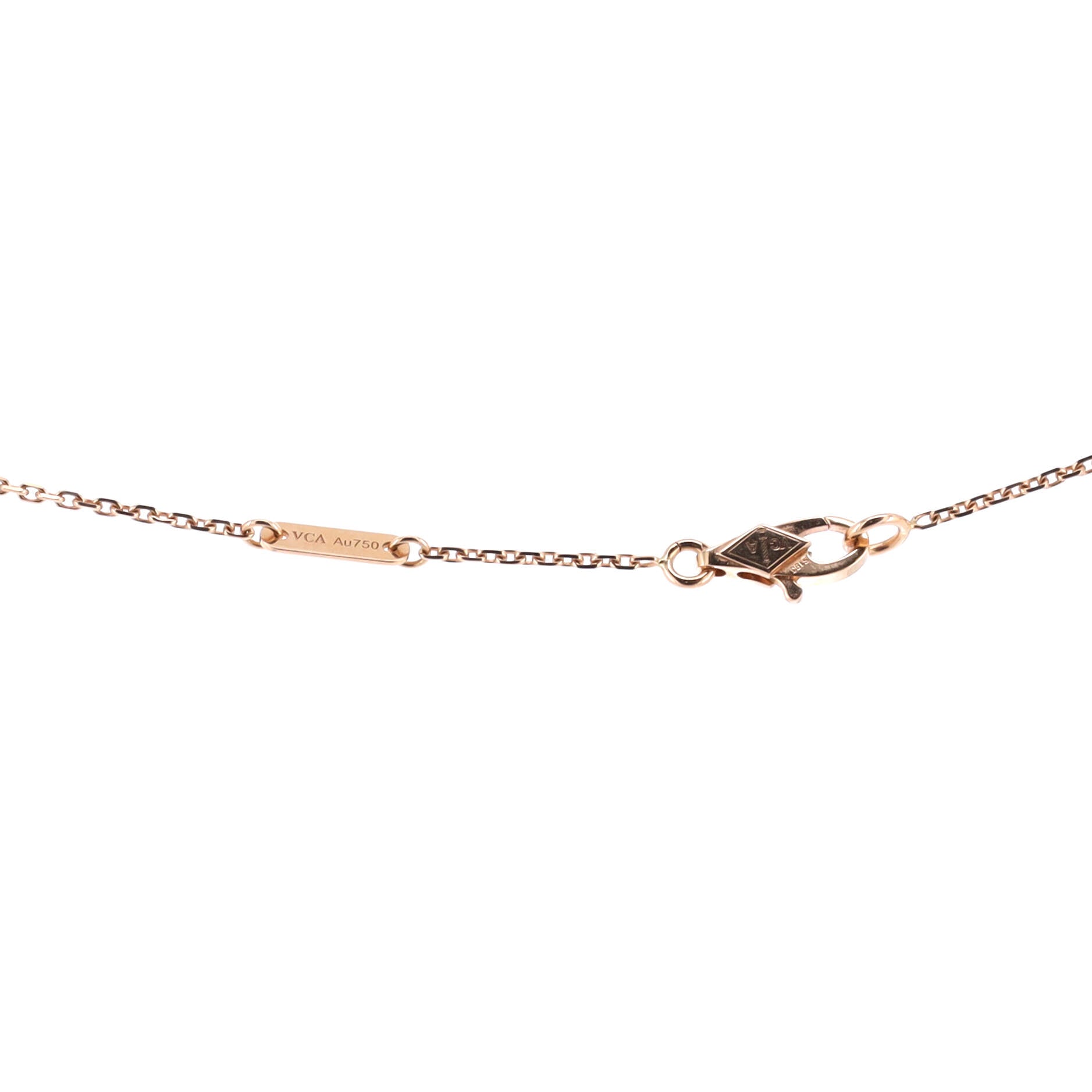 Frivole Pendant Necklace 18K Rose Gold with Ruby Mini
