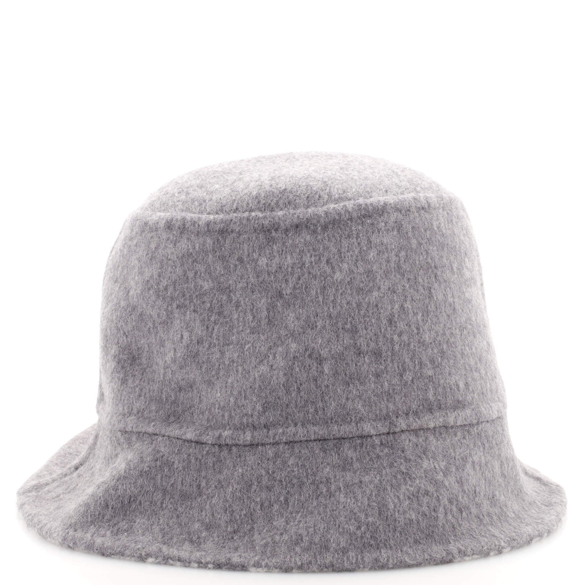Small Brim Reversible Bucket Hat Wool and Oblique Wool