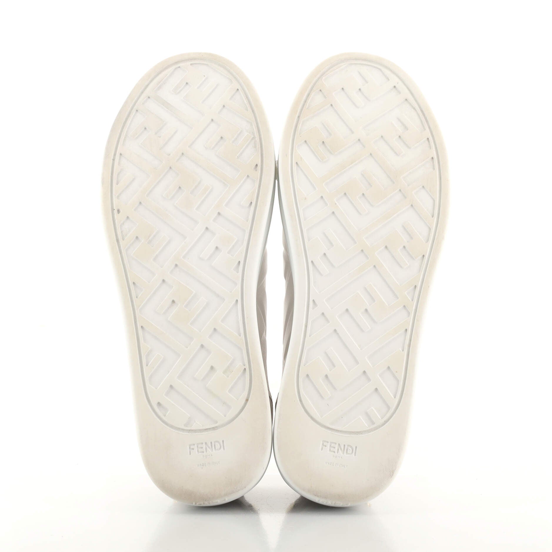 Women's Low-Top Sneakers Zucca Embossed Leather