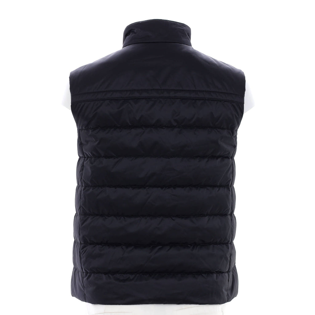 Women's Logo Puffer Vest Quilted Nylon with Down