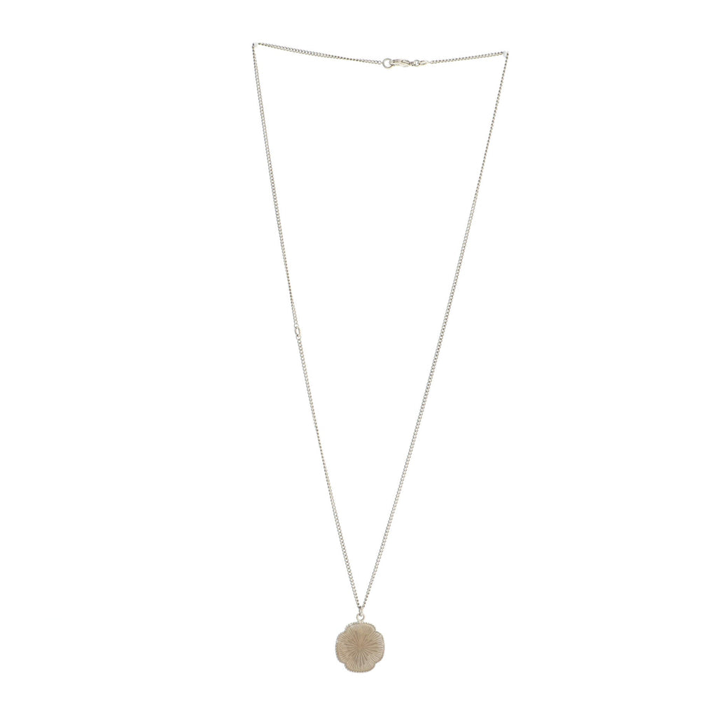 CC Pendant Long Necklace Enamel with Metal