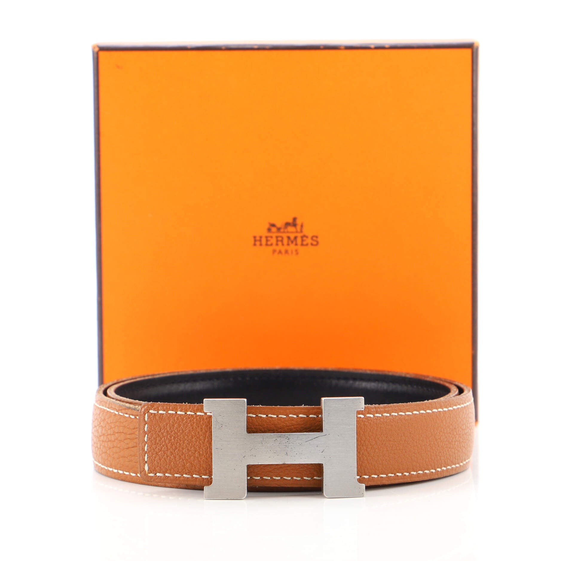 Constance Reversible Belt Leather Thin 65