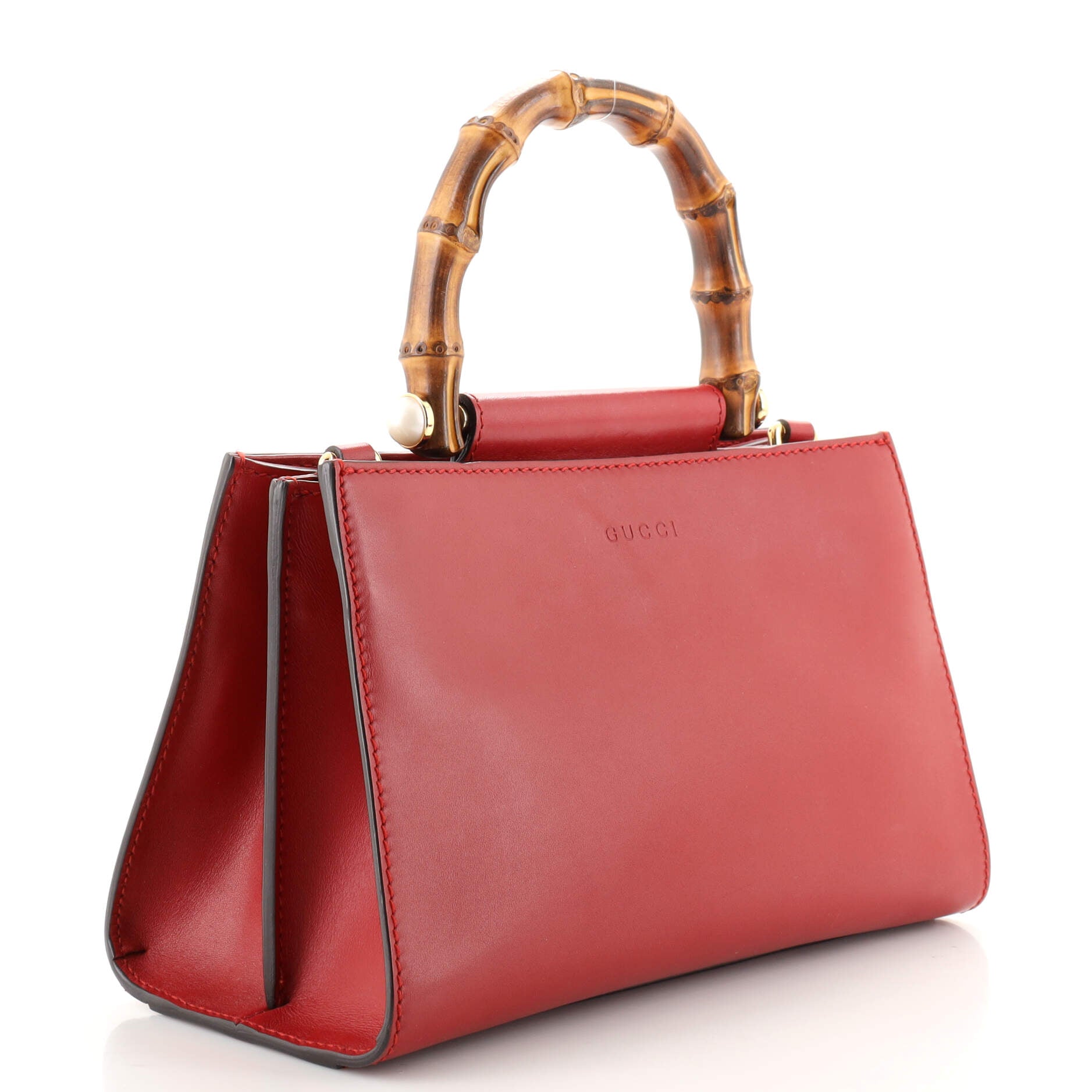 Nymphaea Top Handle Bag Leather Mini