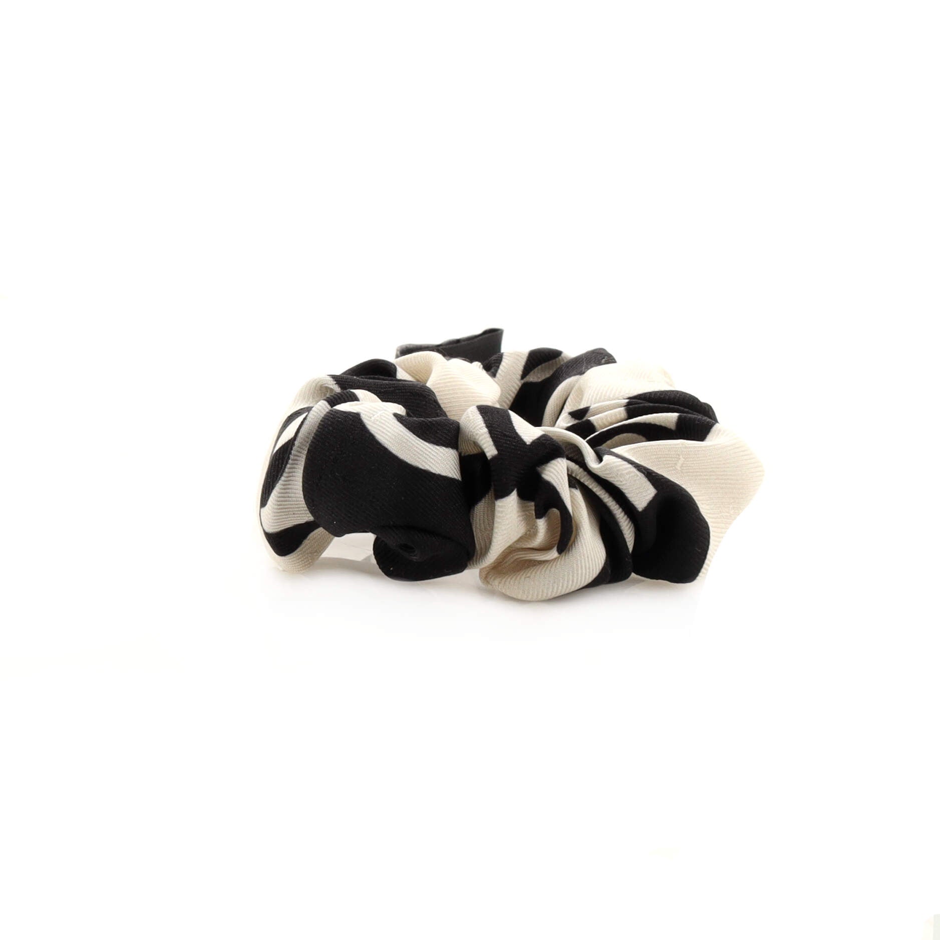 Scrunchie and Square Scarf Hair Tie Set Printed Silk