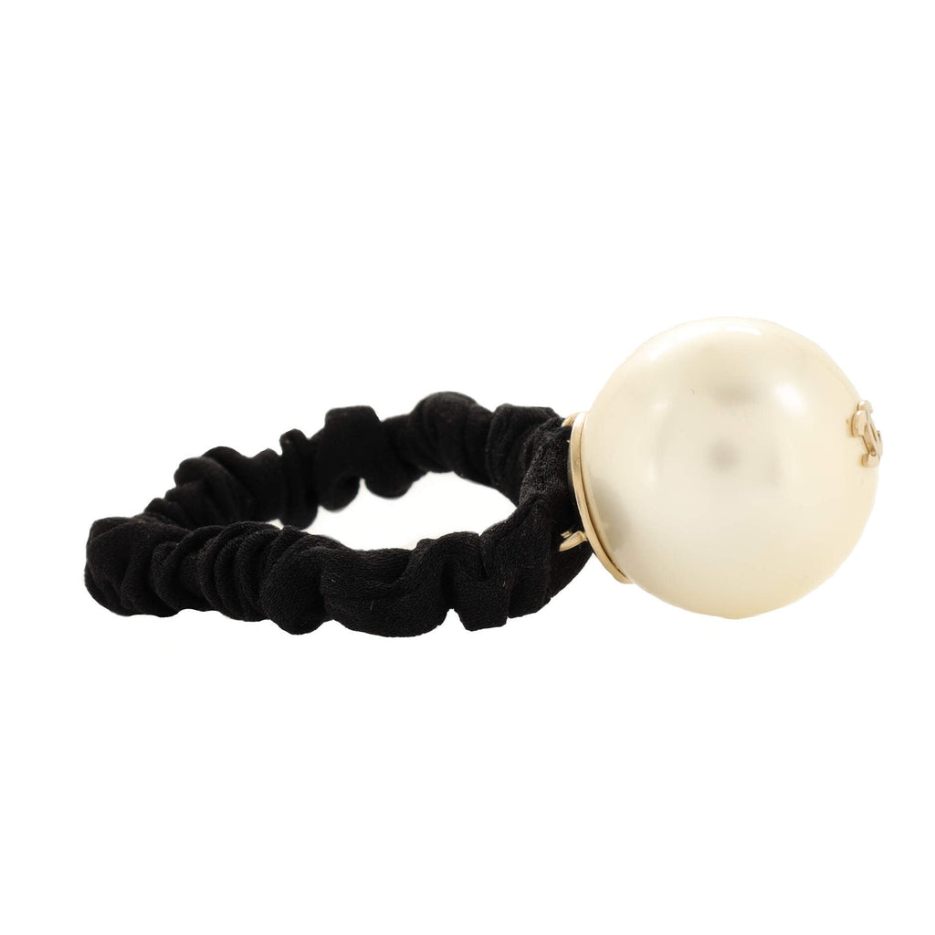Pearl Hair Tie Grosgrain