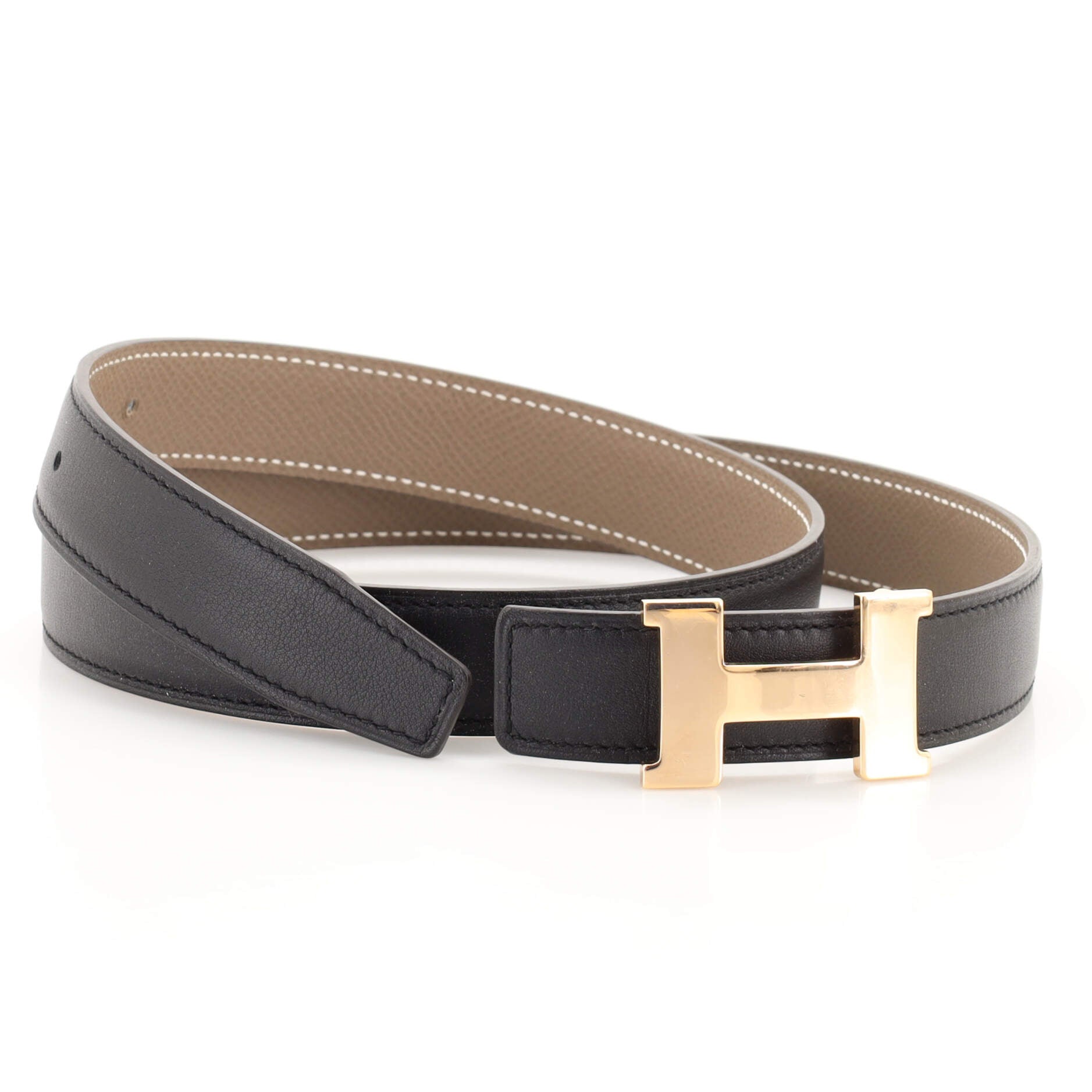 Constance Reversible Belt Leather Thin 75
