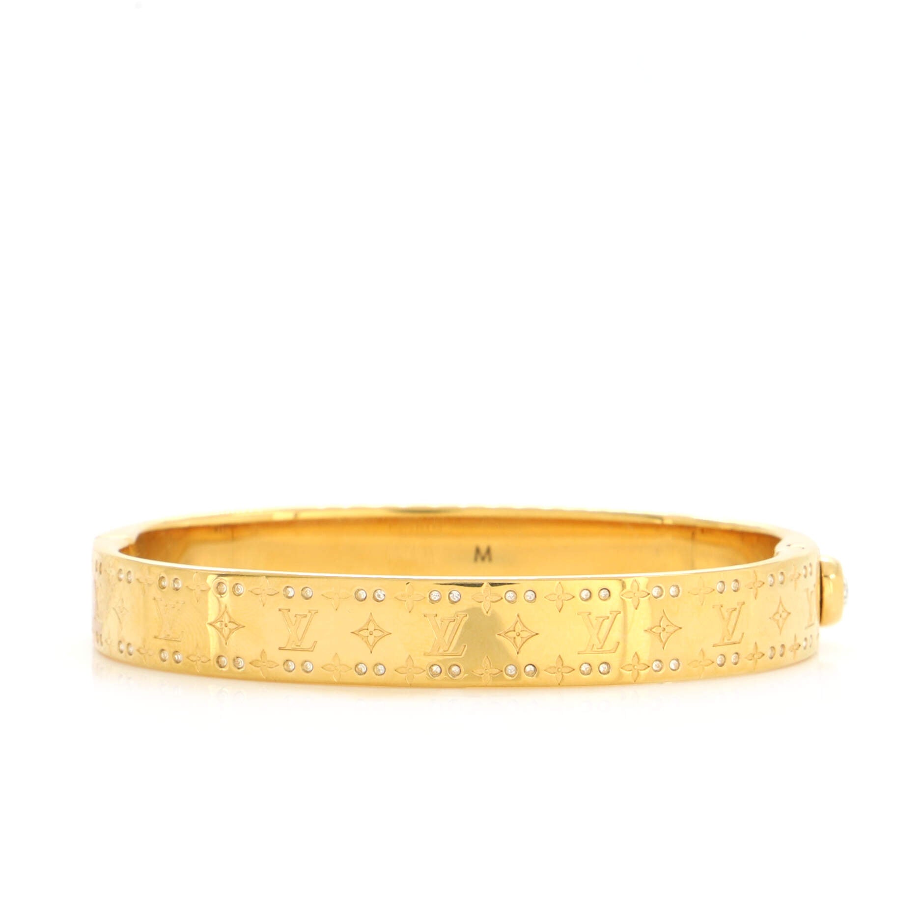Nanogram Cuff Bracelet Metal with Strass