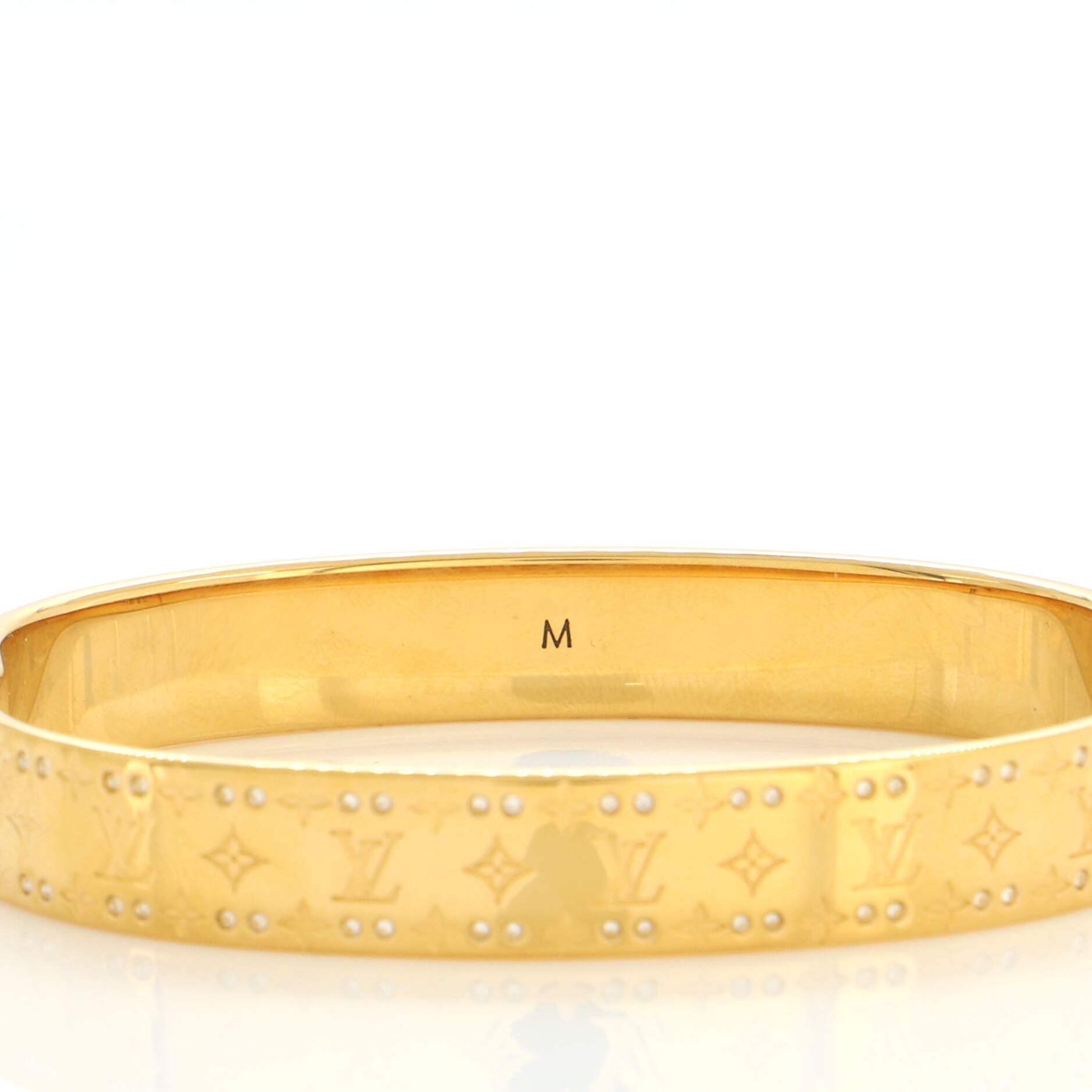 Nanogram Cuff Bracelet Metal with Strass