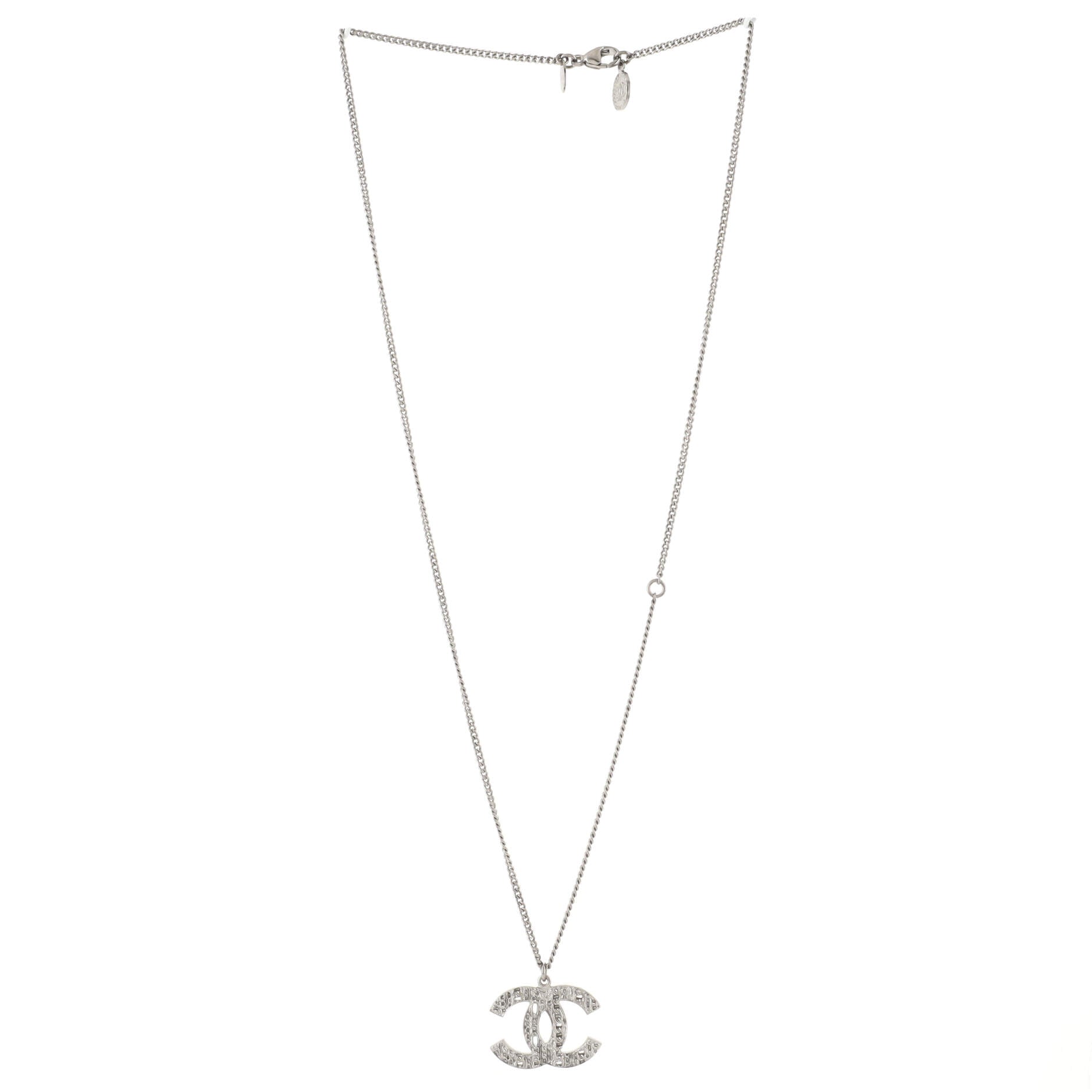 CC Chains 100th Anniversary Pendant Necklace Metal