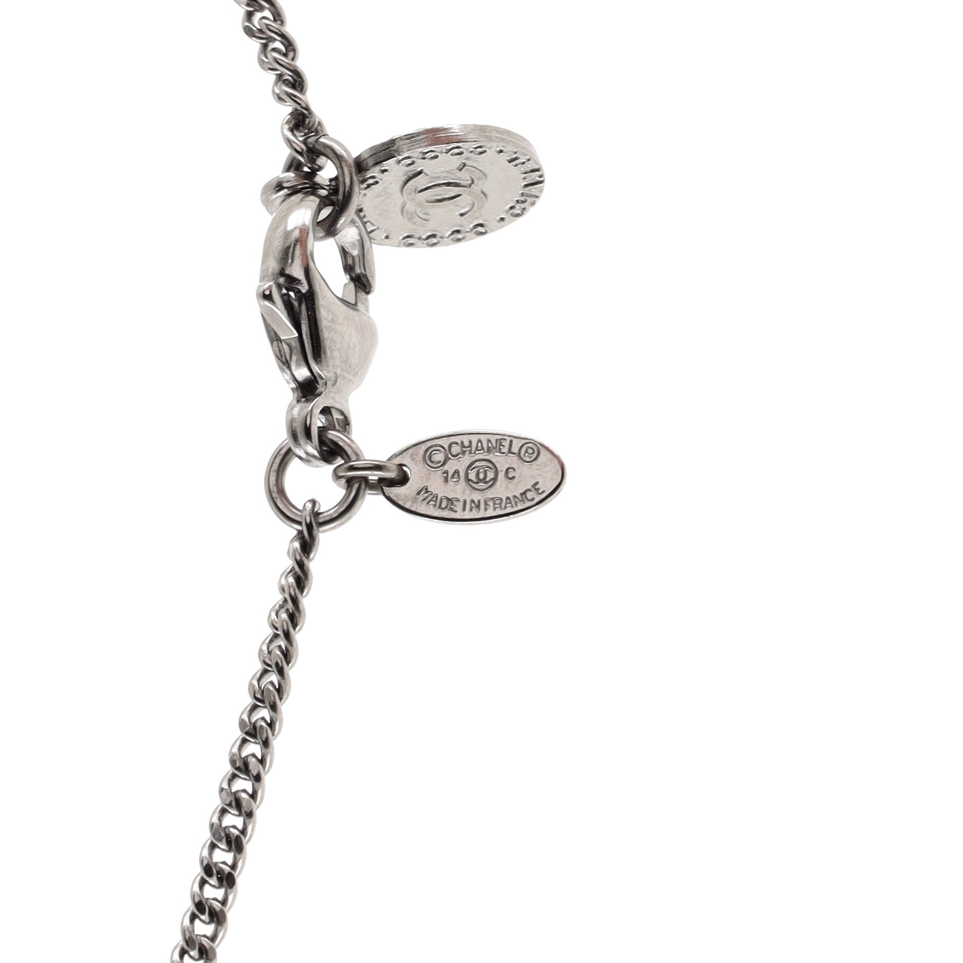 CC Chains 100th Anniversary Pendant Necklace Metal