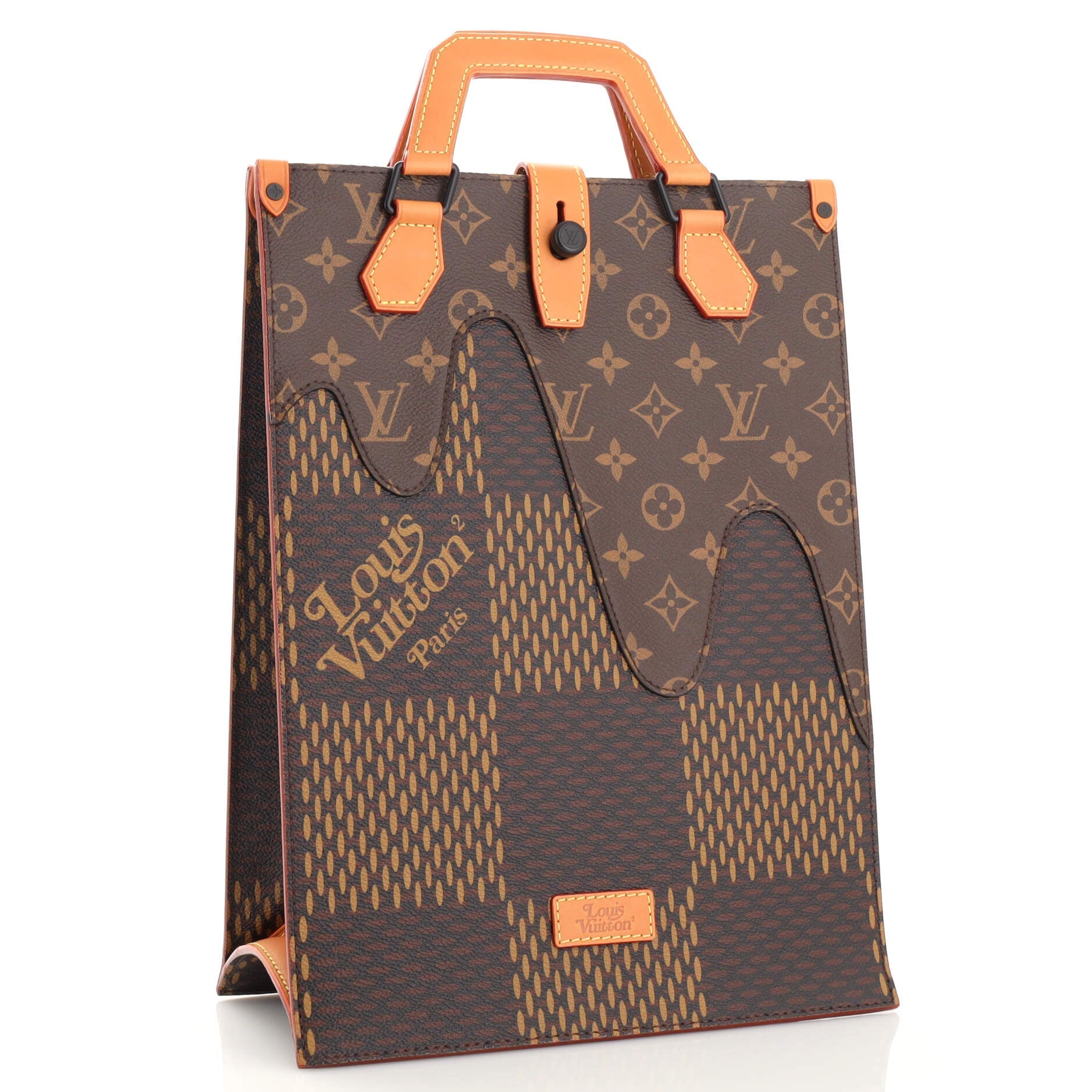 Nigo Tote Limited Edition Giant Damier and Monogram Canvas Mini