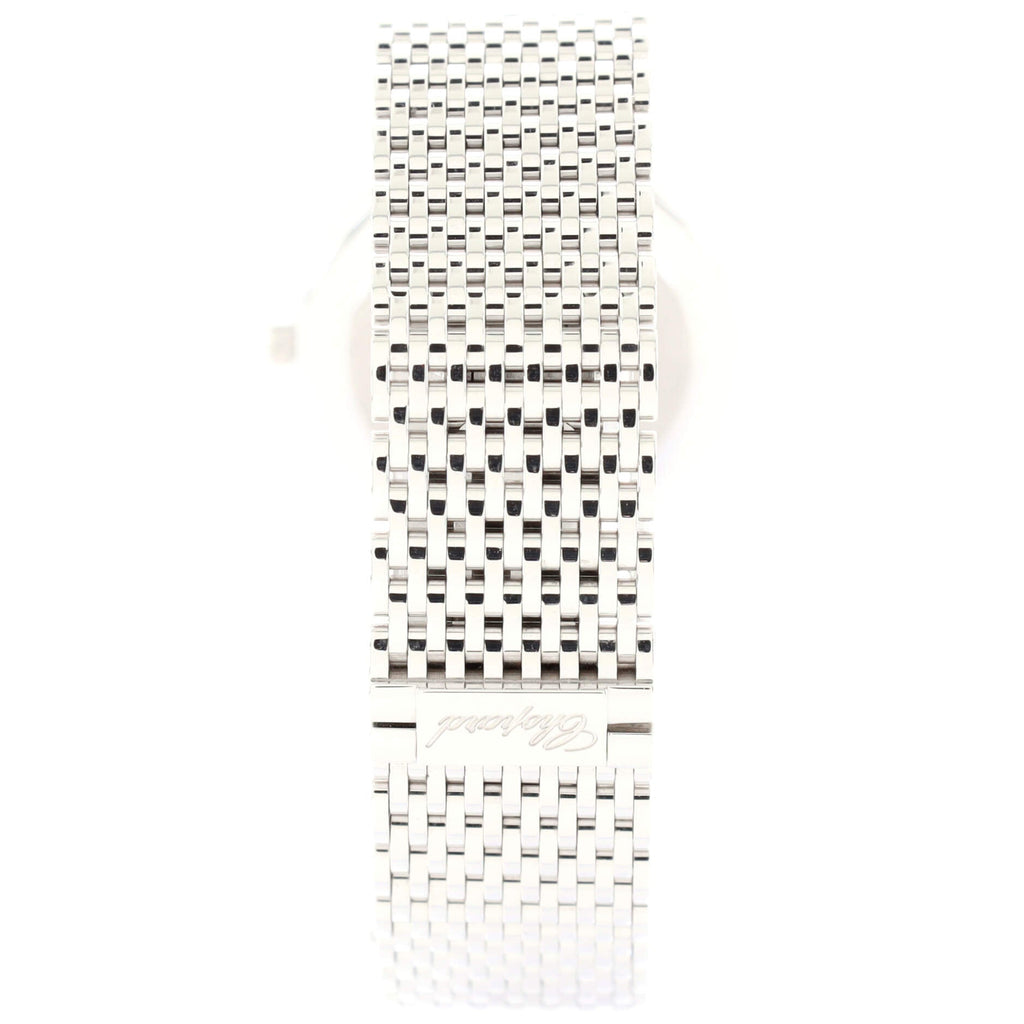 Classic Round Manual Watch White Gold with Diamond Bezel 26