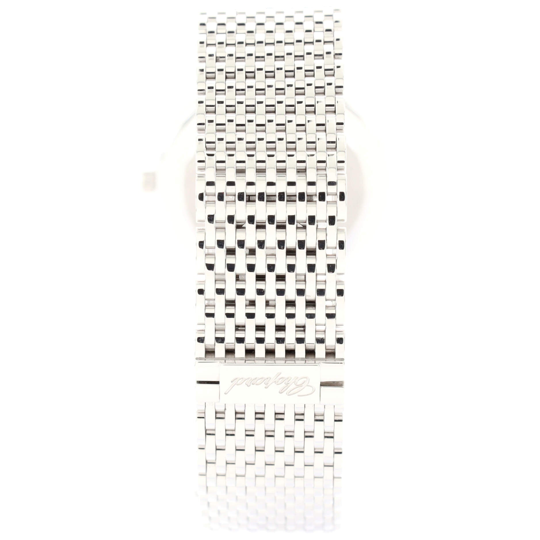 Classic Round Manual Watch White Gold with Diamond Bezel 26