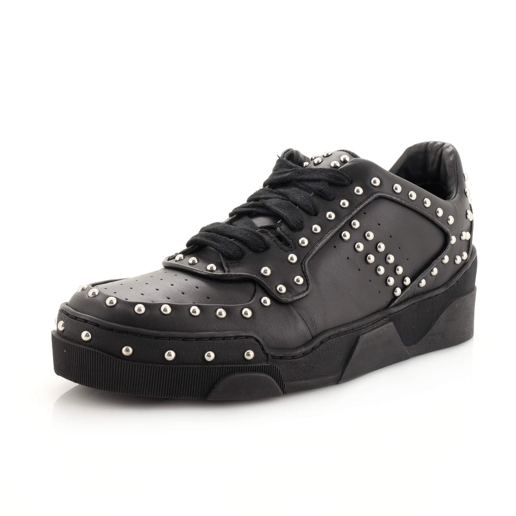 Men's Tyson Low-Top Sneakers Studded Leather