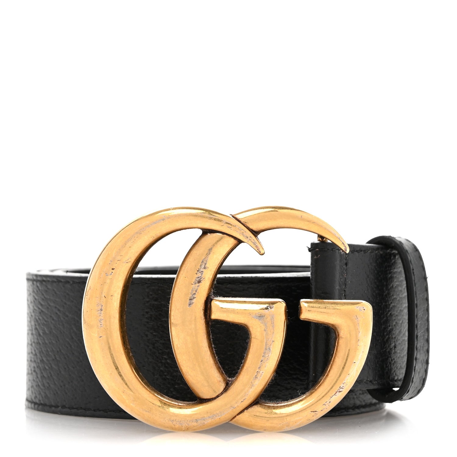 Textured Calfskin Double G 40mm Belt 95 38 Black