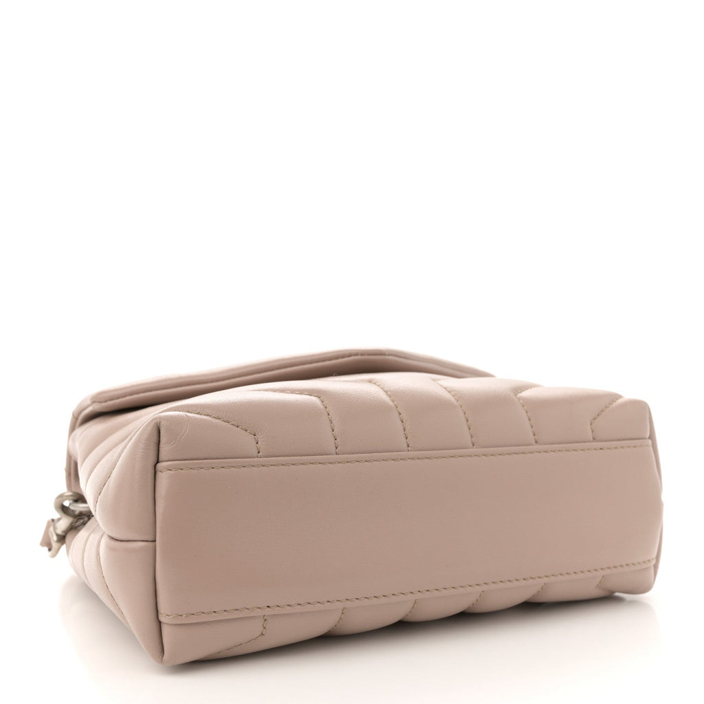 Calfskin Y Quilted Monogram Toy Loulou Crossbody Bag Light Natural