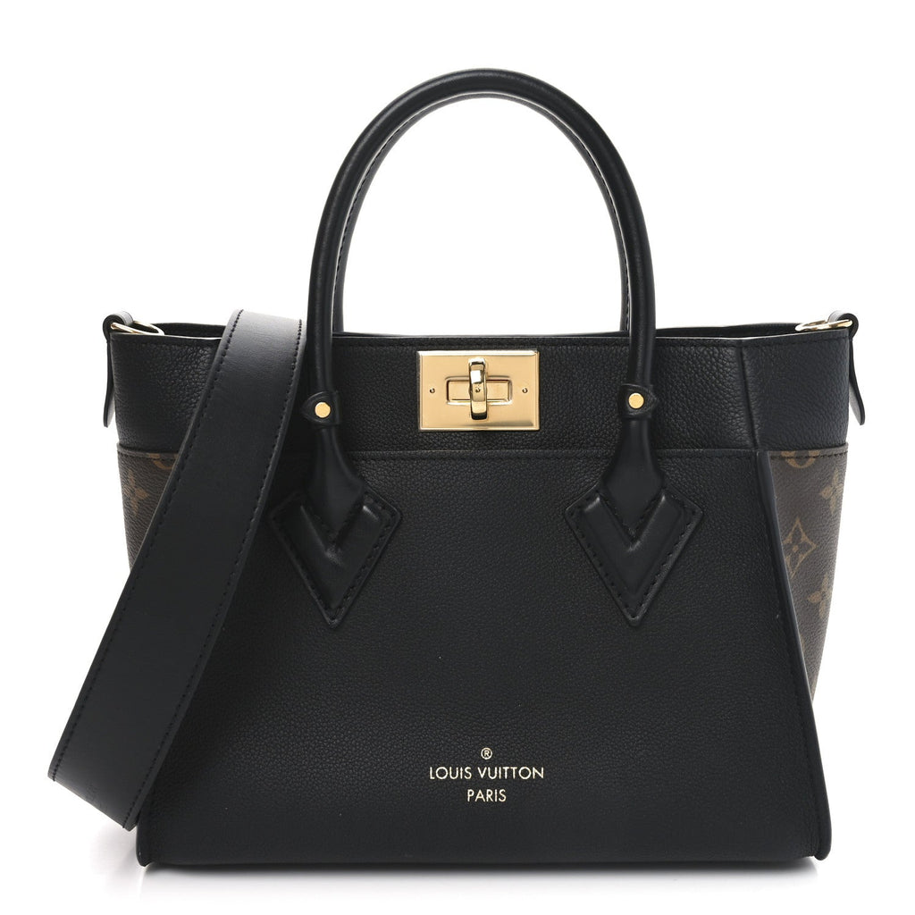Calfskin Monogram On My Side PM Black