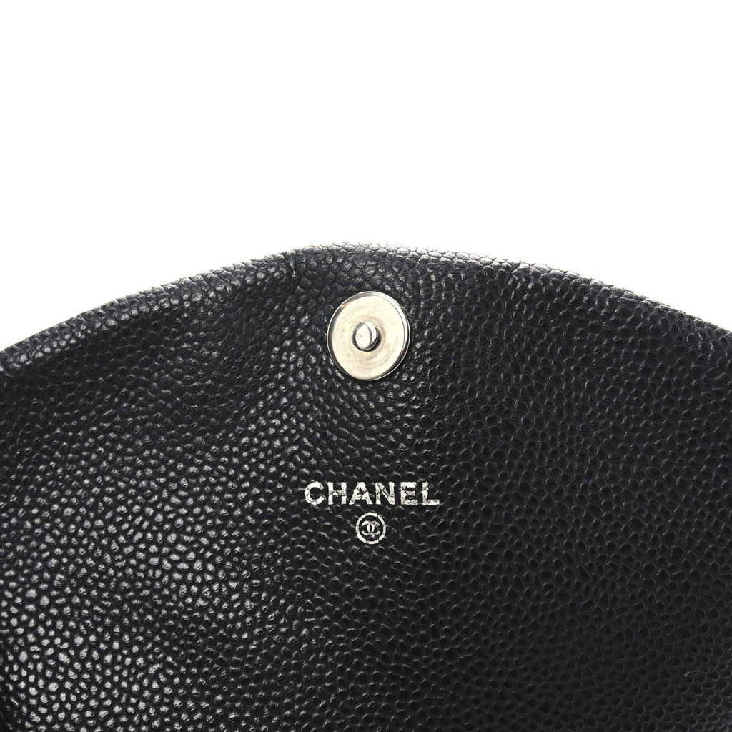 Caviar Half Moon Wallet On Chain WOC Black