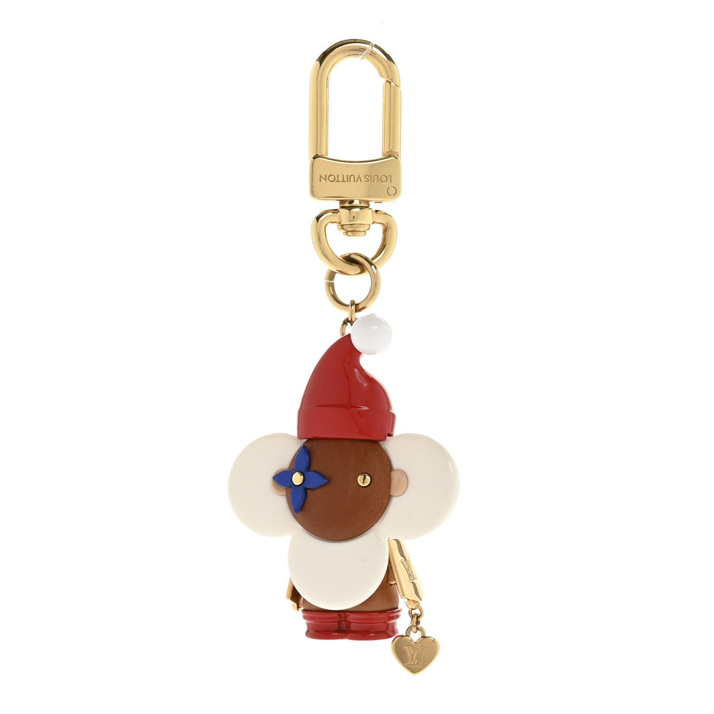 Resin Wood Vivienne Christmas Bag Charm