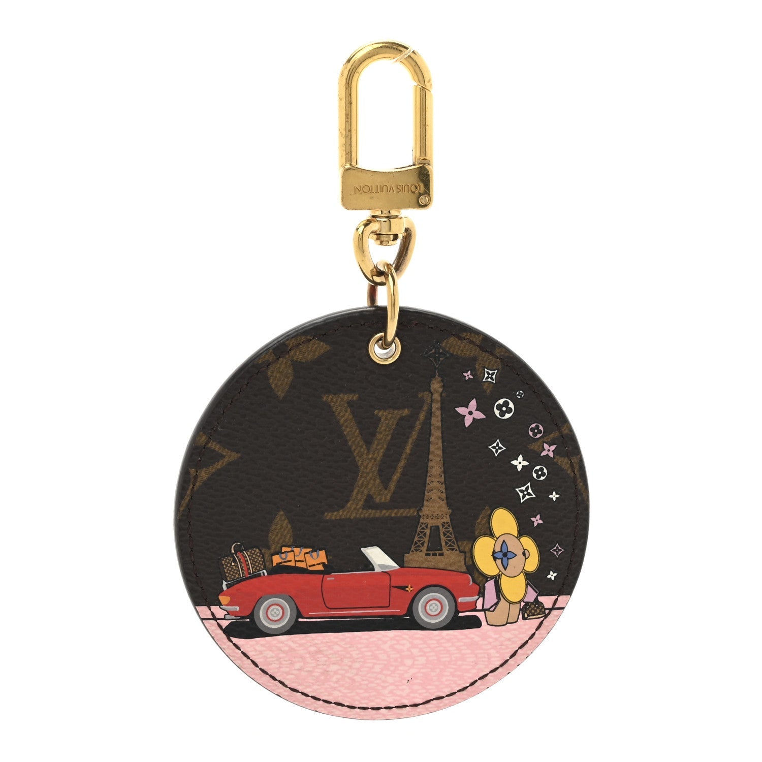 Monogram 2019 Christmas Animation Paris Bag Charm Key Ring
