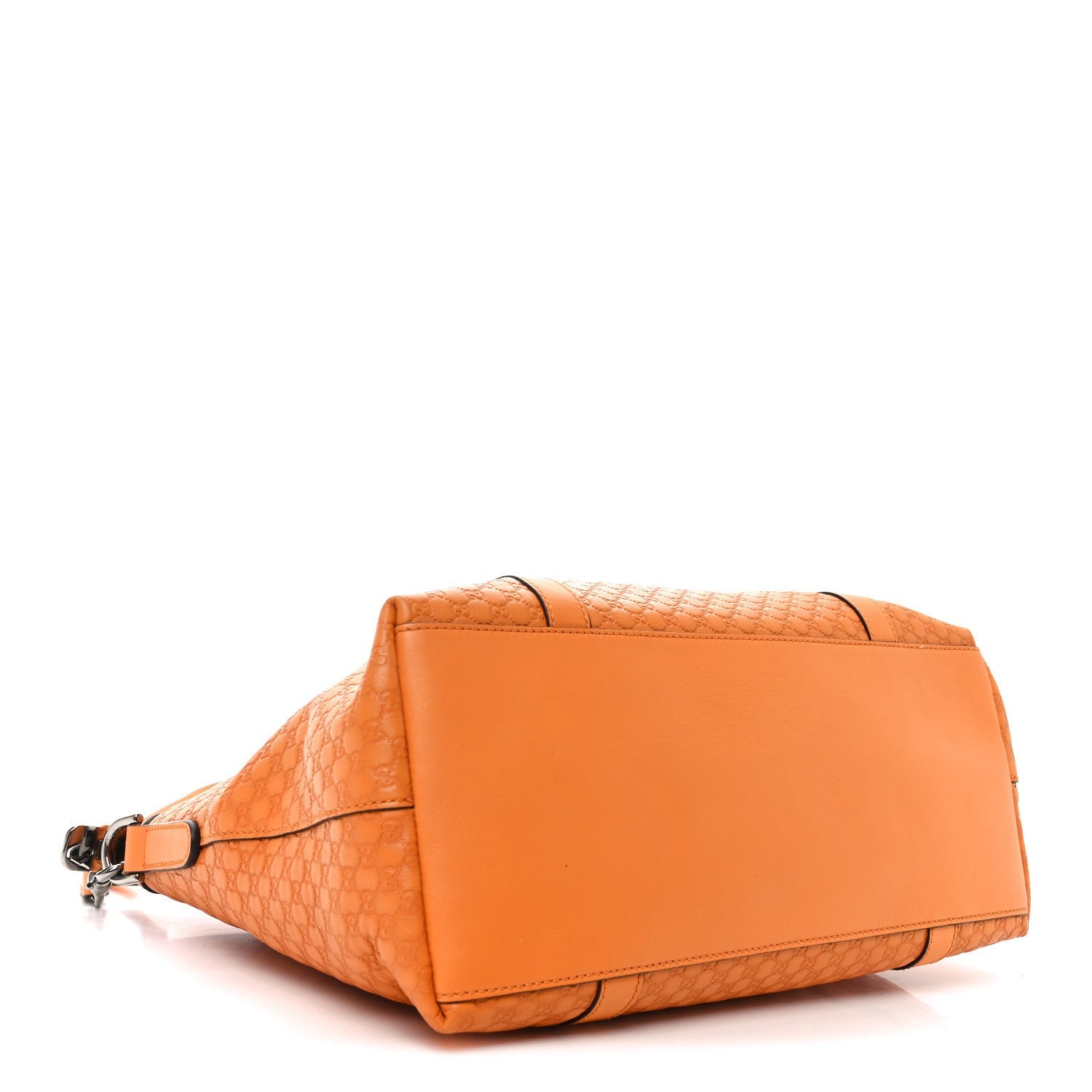 Microguccissima Medium GG Charm Dome Satchel Orange