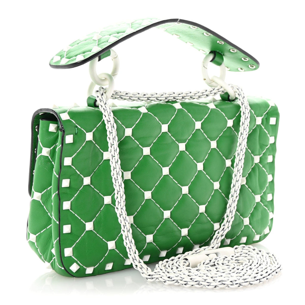 Nappa Small Free Rockstud Spike Shoulder Bag Peppermint