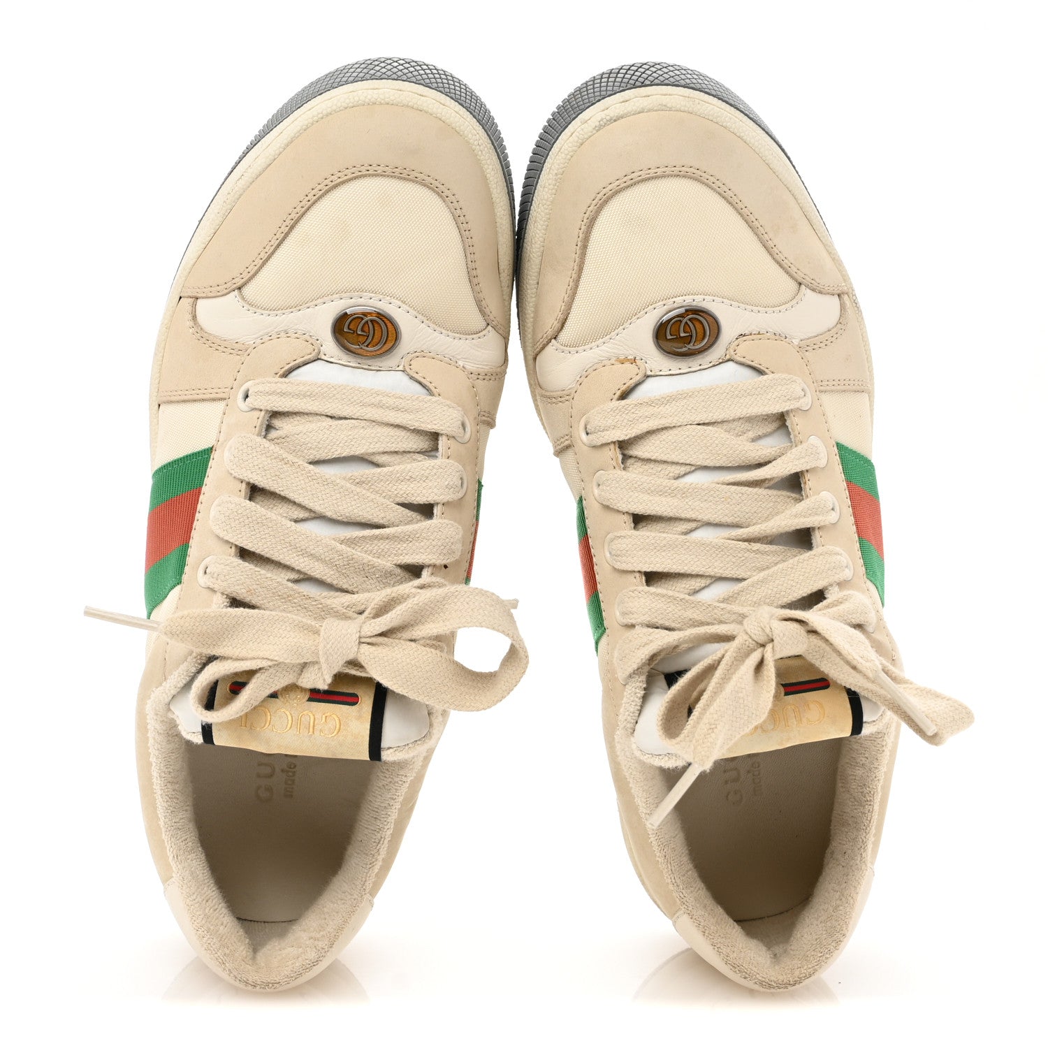 Nylon Nubuck Web Womens Screener Sneakers 38 Mystic White Dusty Milk