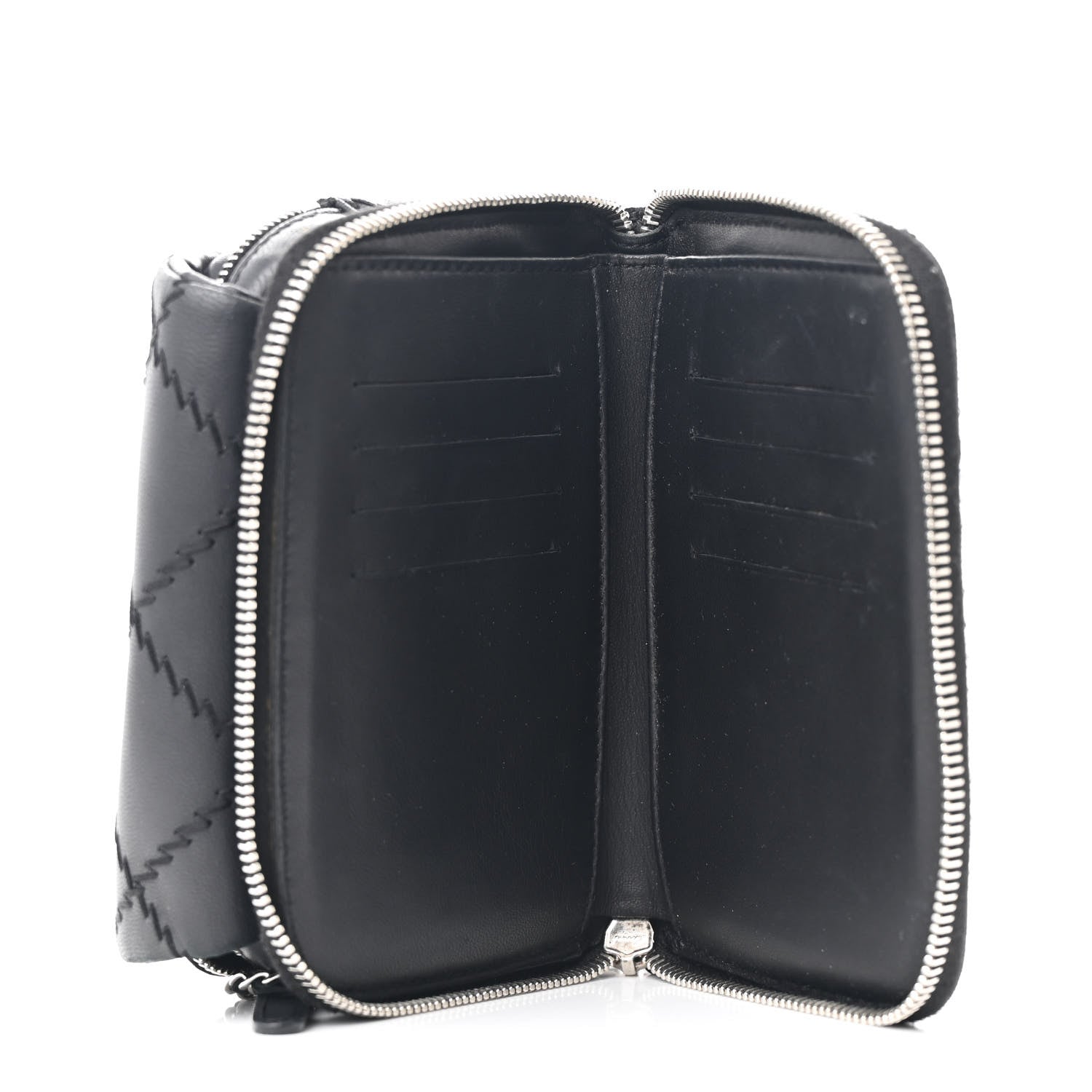 Lambskin Stitched New Mini Flap Black