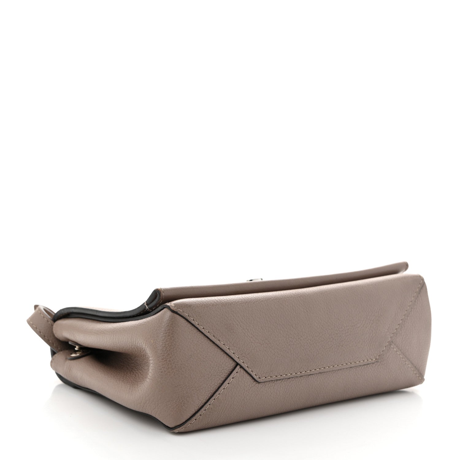 Soft Calfskin Lockme II Chain Bag BB Mastic