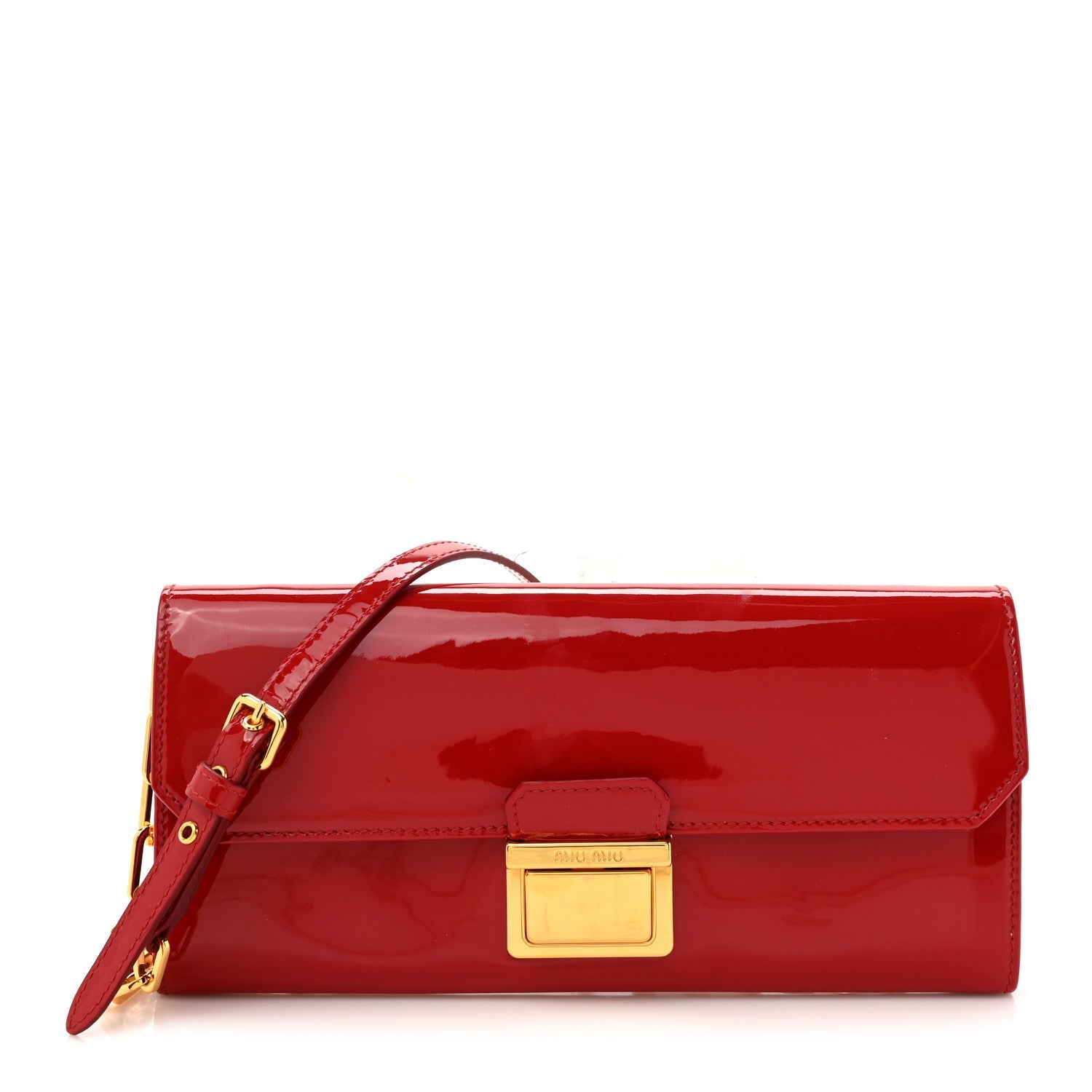 Vernice Madras Wallet On Chain Rosso