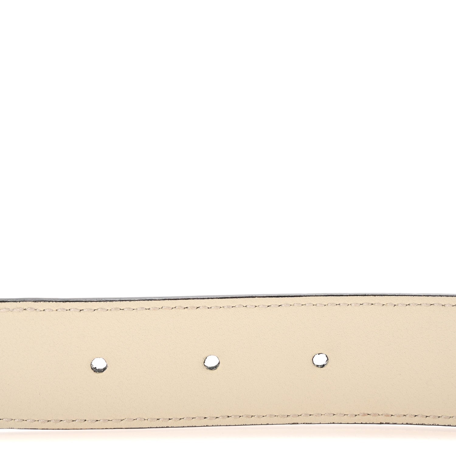GG Supreme Monogram Matte Plutone Calfskin Double G 30mm Belt 75 30 Beige Ebony Mystic White