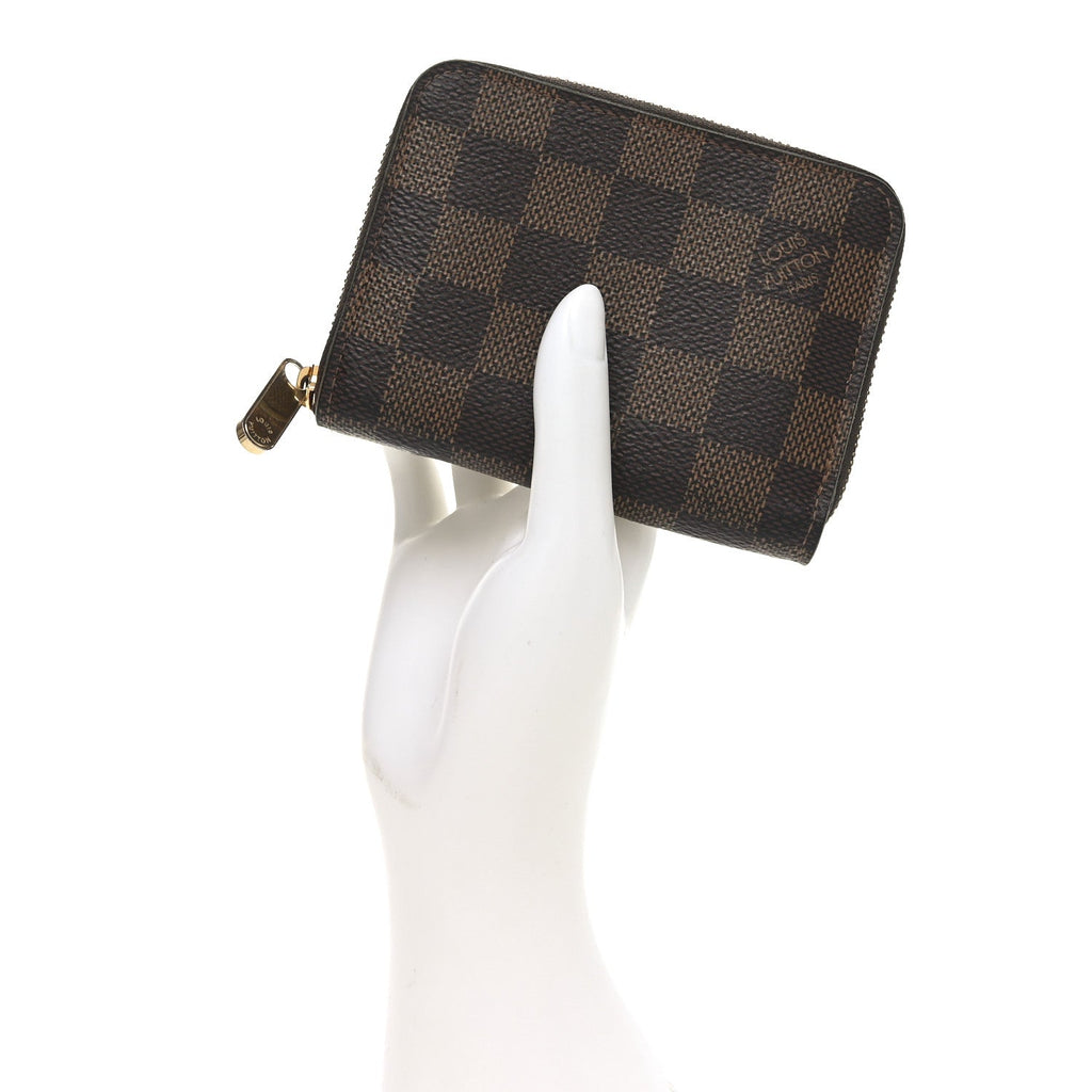 Damier Ebene Zippy Coin Purse