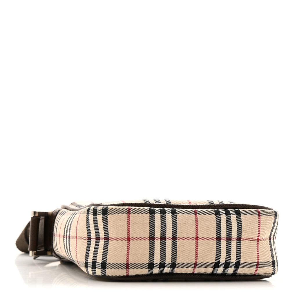 Vintage Check Small Messenger Dark Brown