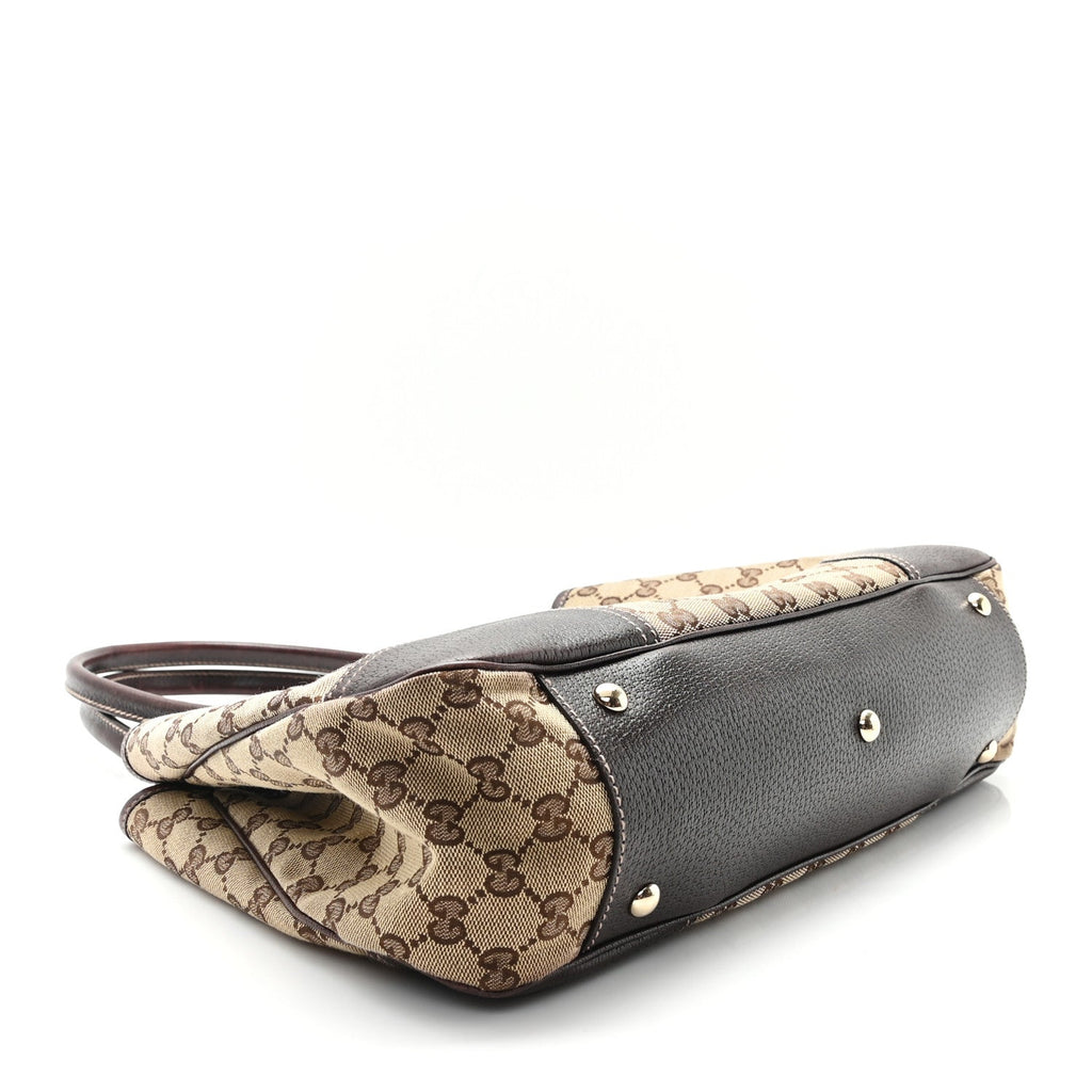 Monogram Medium Princy Tote Dark Brown