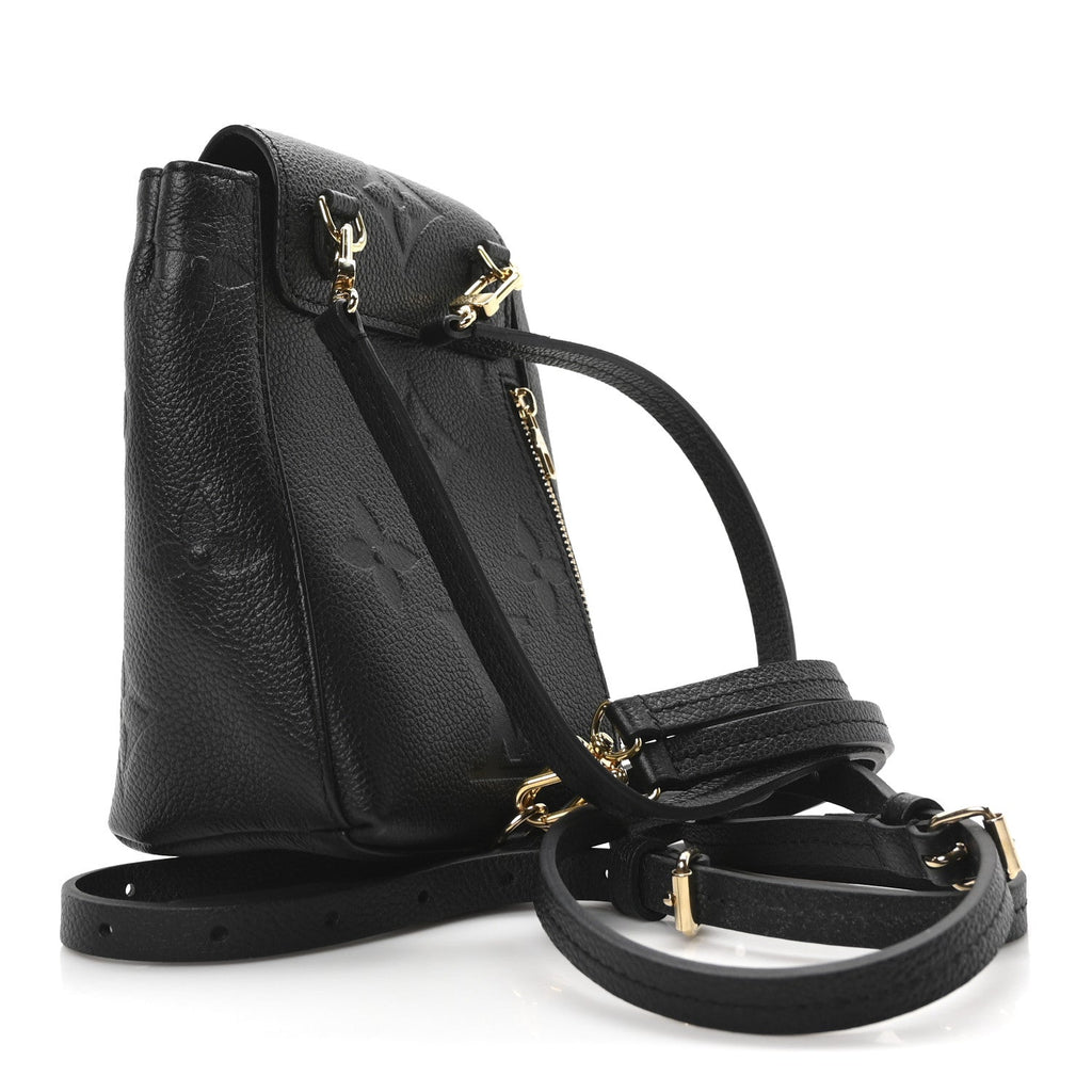 Empreinte Monogram Giant Tiny Backpack Black