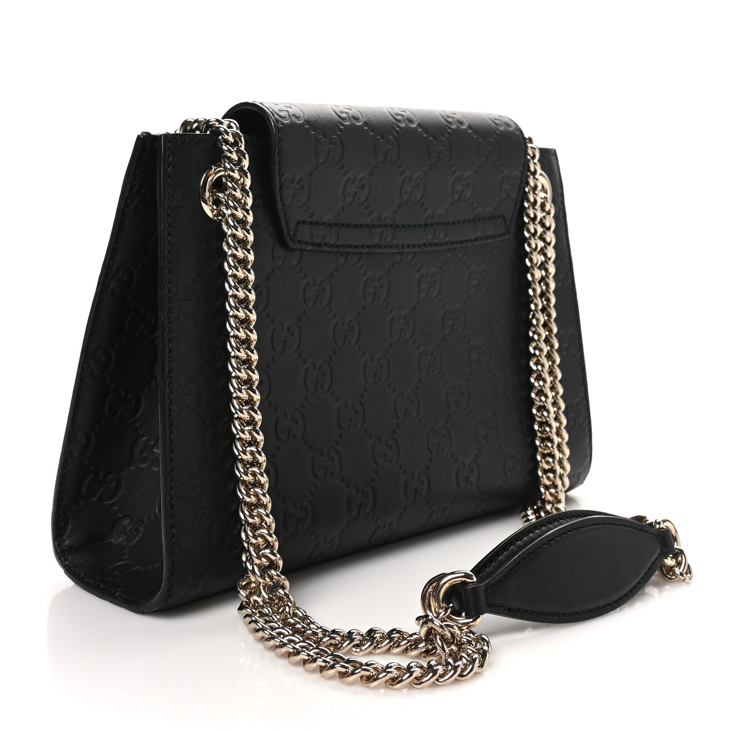 Guccissima Small Emily Shoulder Bag Black